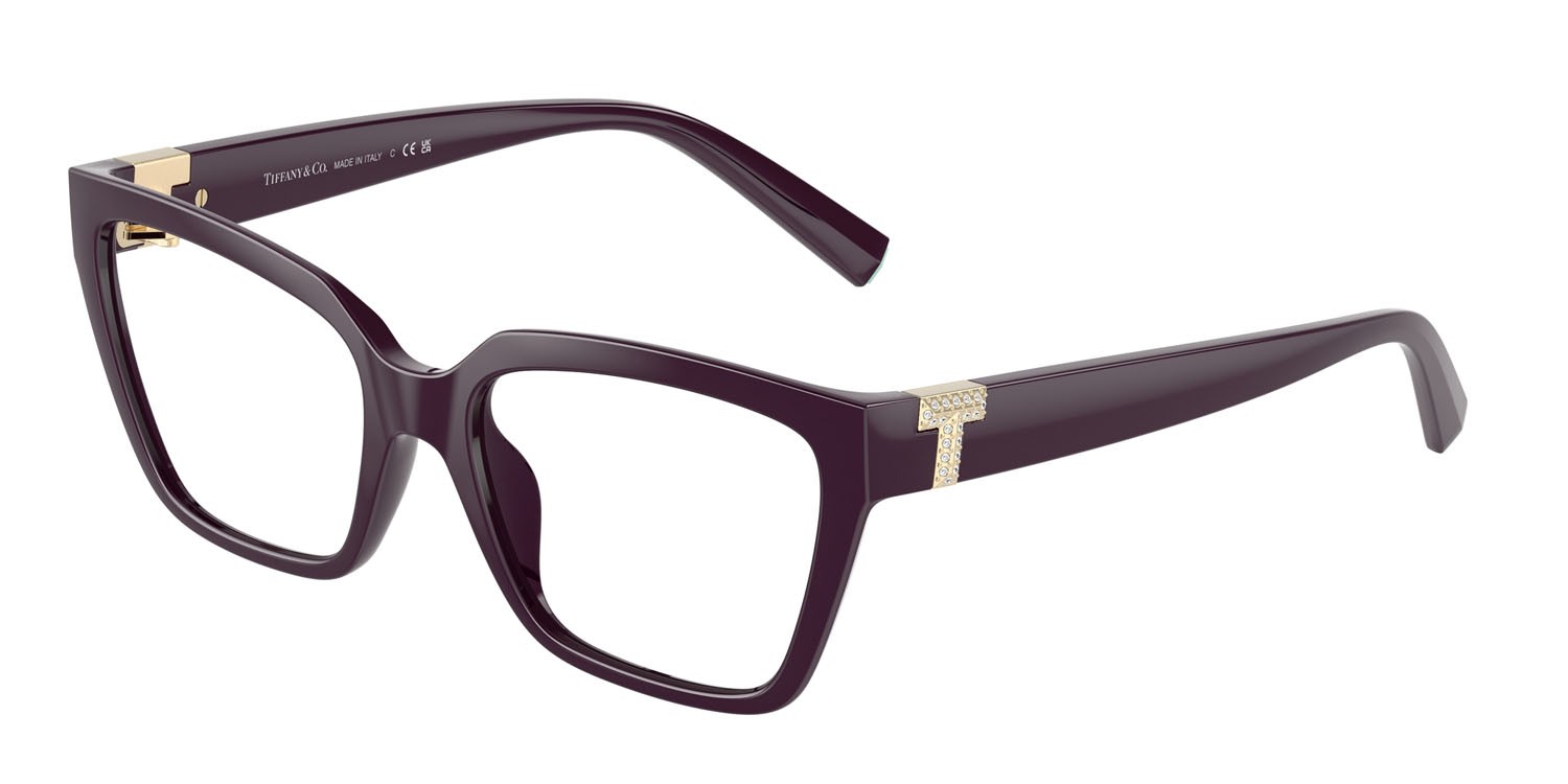 Eyeglasses Tiffany TF 2257BU (8427) color deep kunzite shape square lenses lente demo