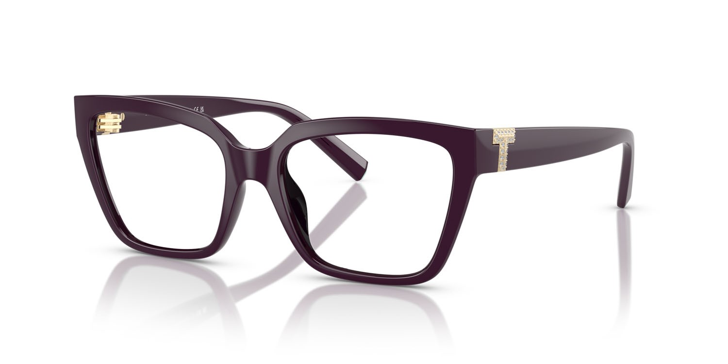 Eyeglasses Tiffany TF 2257BU (8427) color deep kunzite shape square lenses lente demo