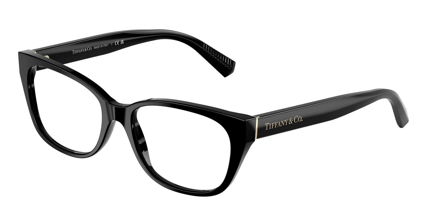 Occhiali da vista Tiffany TF 2261 (8001) colore nero forma quadrato lenti lente demo
