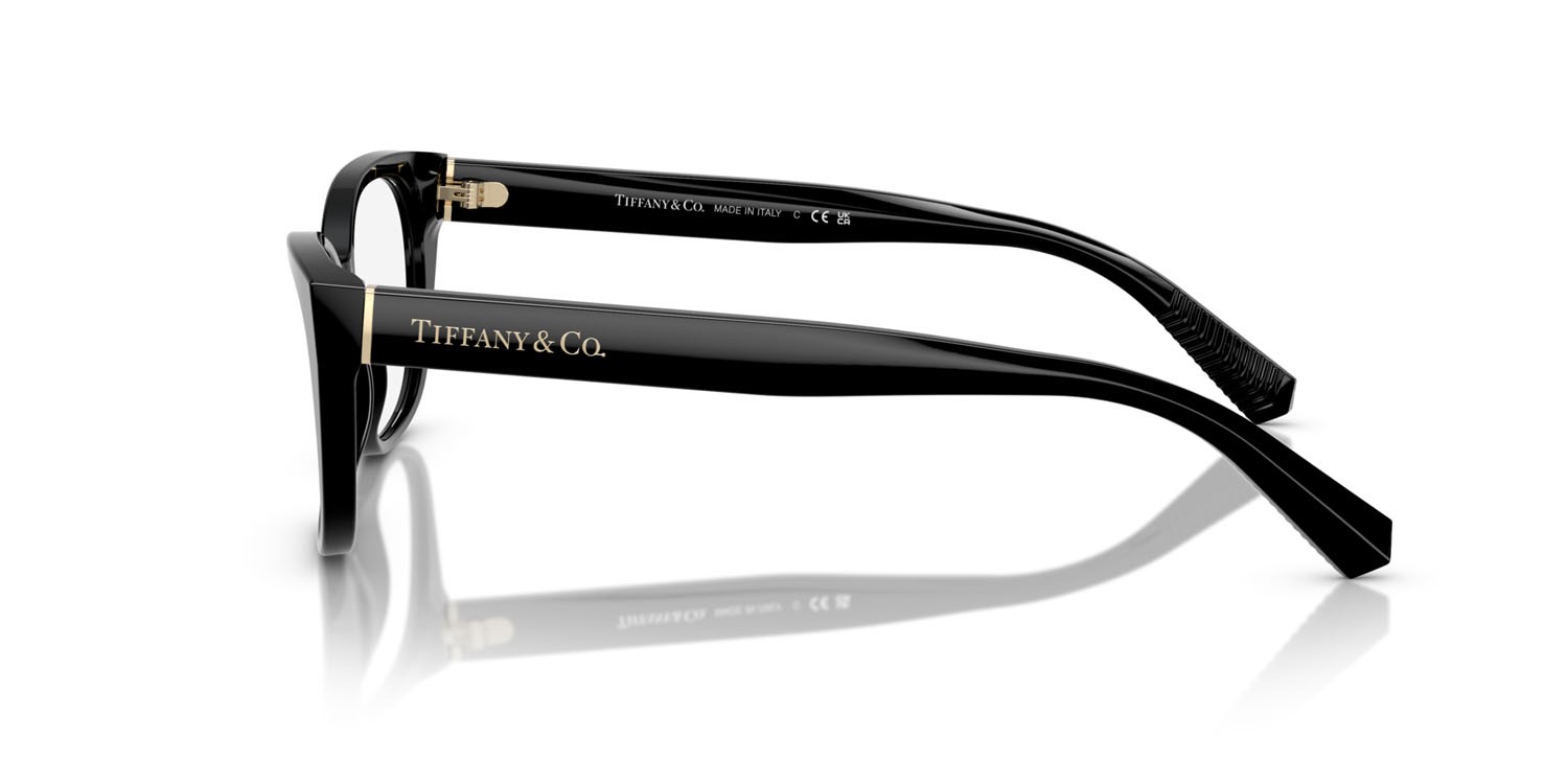 Occhiali da vista Tiffany TF 2261 (8001) colore nero forma quadrato lenti lente demo