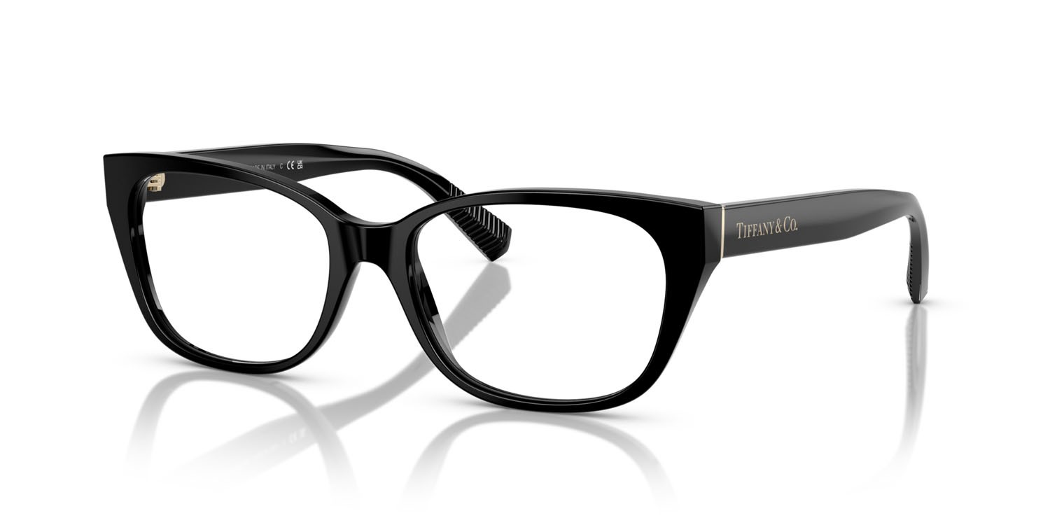 Occhiali da vista Tiffany TF 2261 (8001) colore nero forma quadrato lenti lente demo