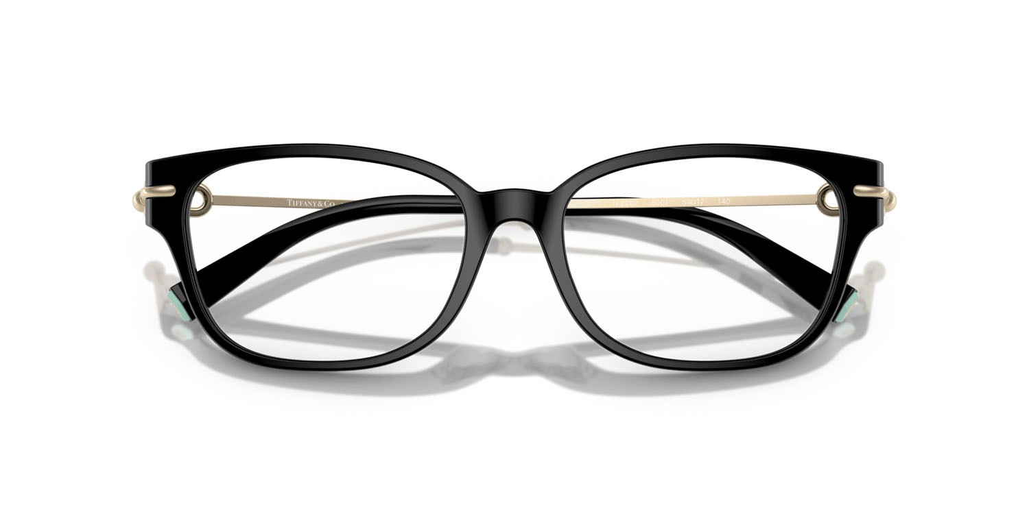Eyeglasses Tiffany TF 2262 (8001) color nero shape square lenses lente demo