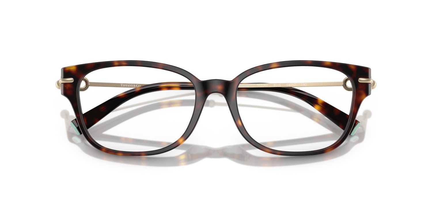 Eyeglasses Tiffany TF 2262 (8015) color havana shape square lenses lente demo
