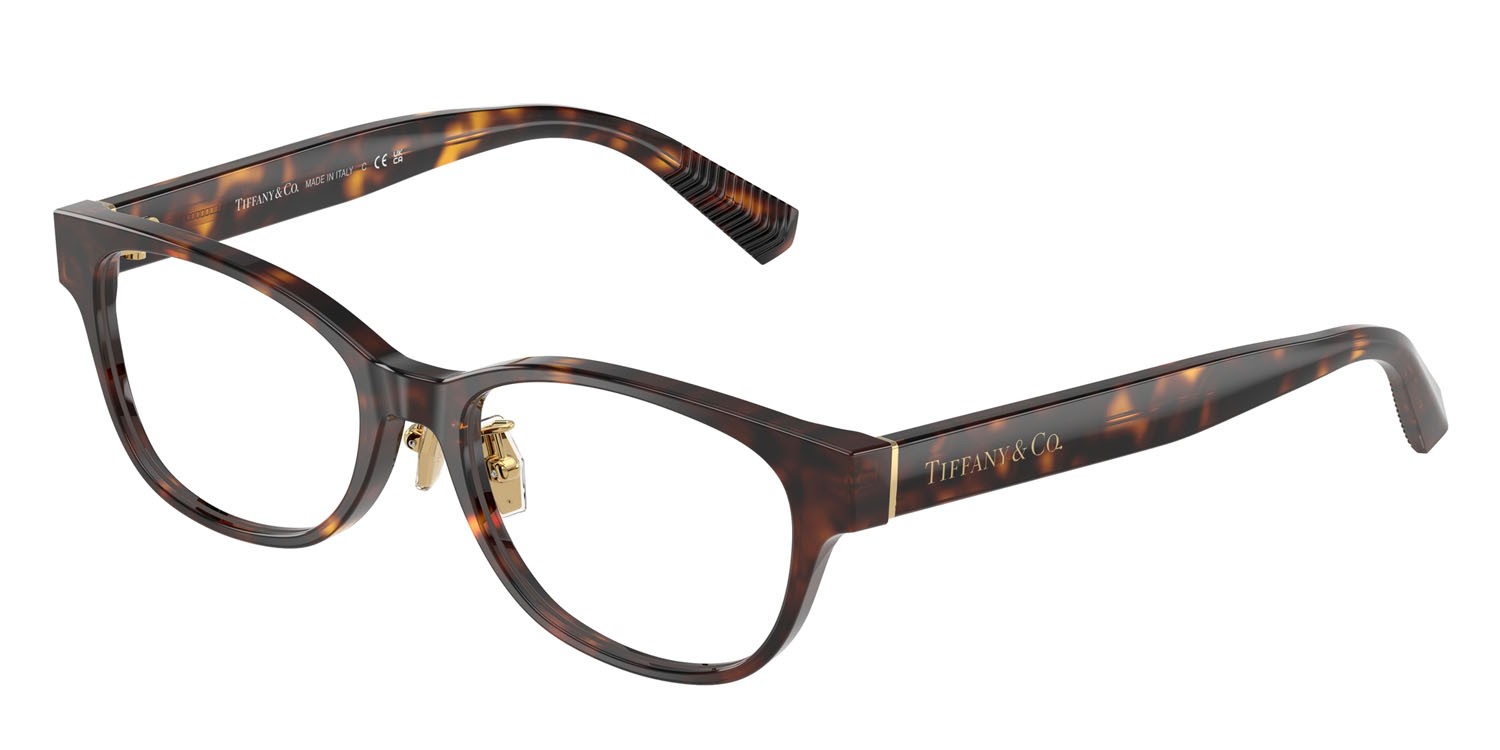 Occhiali da vista Tiffany TF 2263D (8015) colore havana forma quadrato lenti lente demo