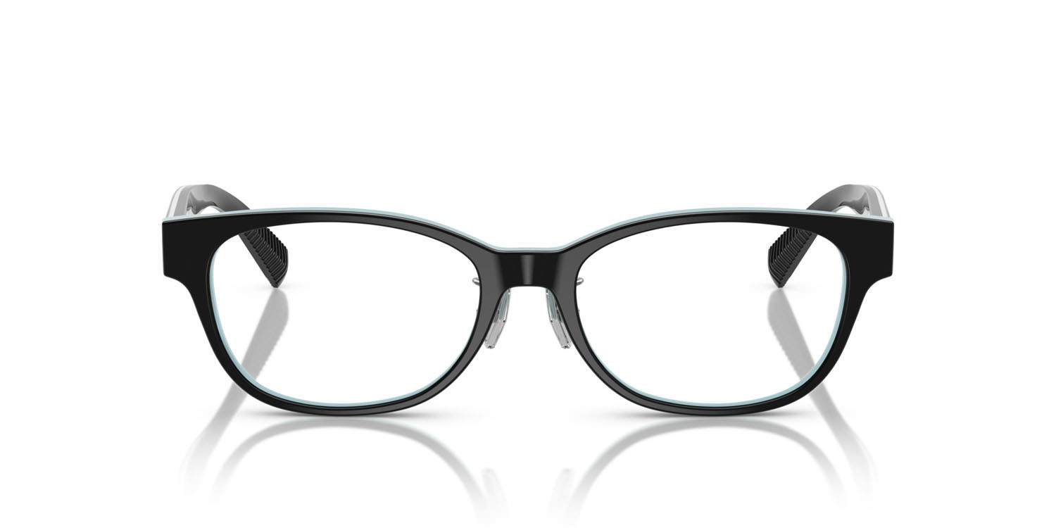 Eyeglasses Tiffany TF 2263D (8055) color nero su blu tiffany shape square lenses lente demo
