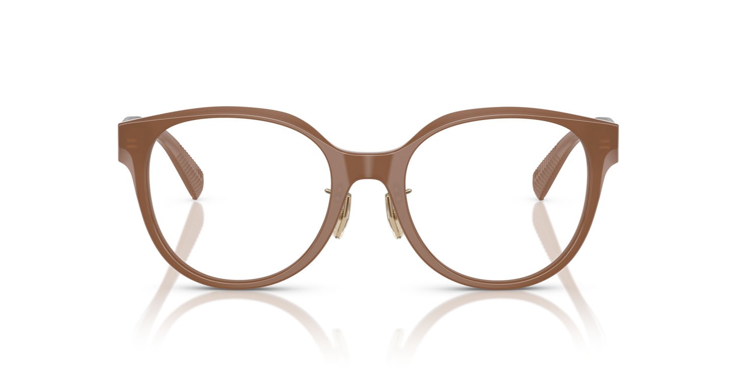 Eyeglasses Tiffany TF 2264D (8423) color marrone opale shape round lenses lente demo