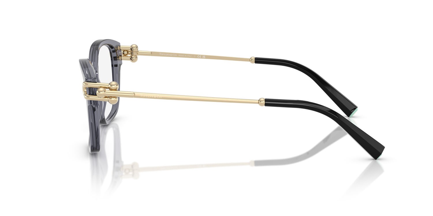 Eyeglasses Tiffany TF 2266 (8405) color crystal dark violet shape butterfly lenses lente demo