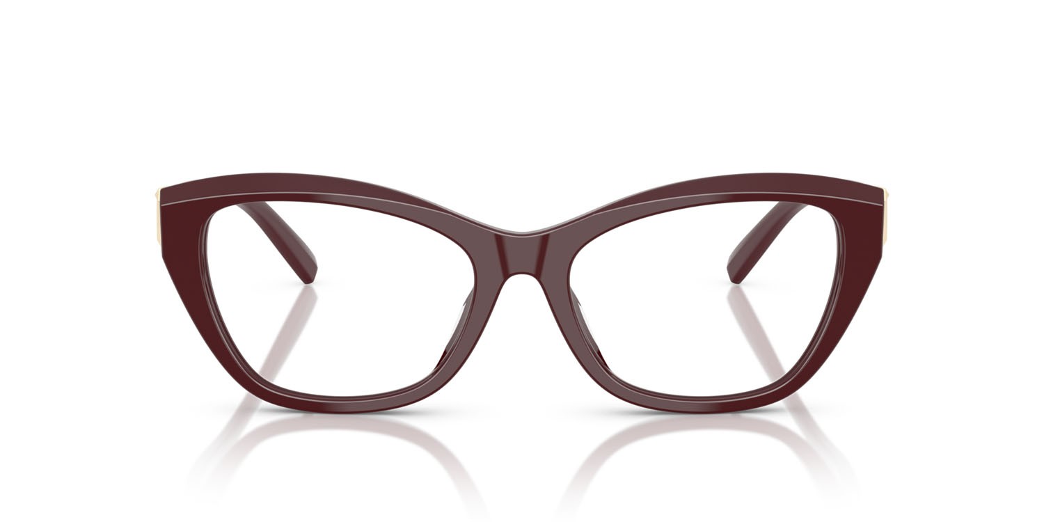 Eyeglasses Tiffany TF 2268U (8389) color vinaccia shape cat eye lenses lente demo