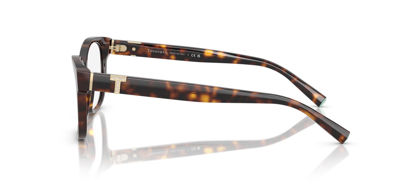 Eyeglasses Tiffany TF 2270B (8015) color havana shape square lenses lente demo