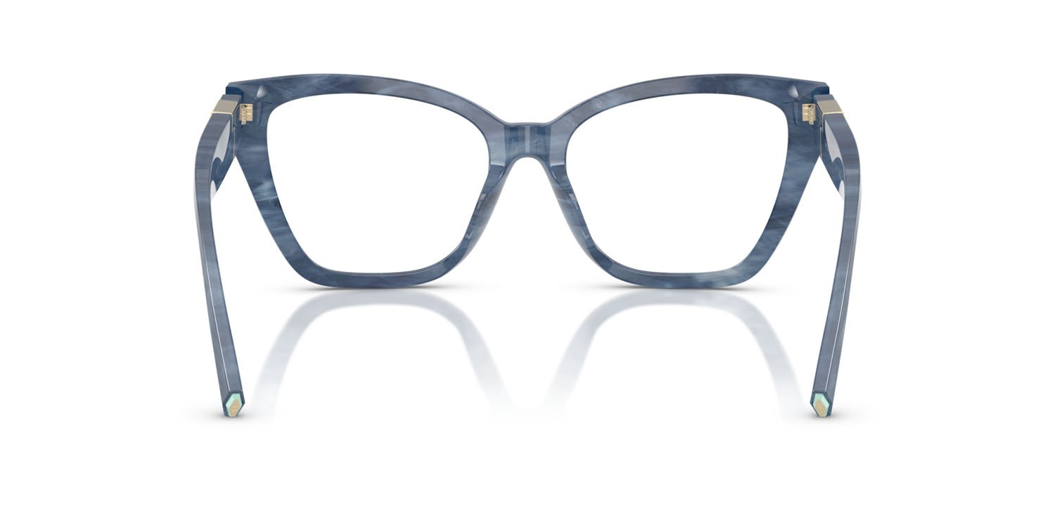 Eyeglasses Tiffany TF 2271 (8432) color tanzanite a righe shape cat eye lenses lente demo