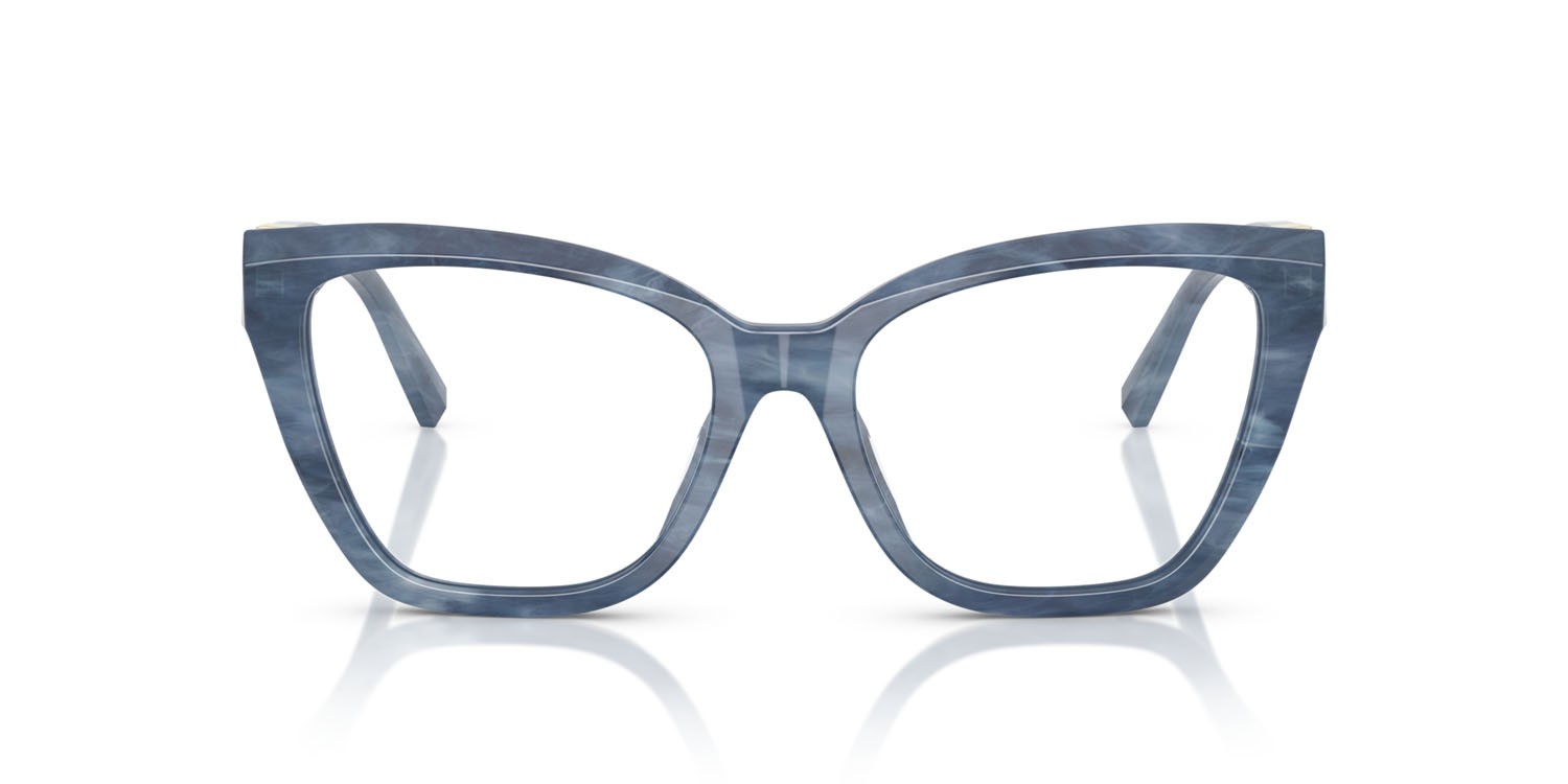 Eyeglasses Tiffany TF 2271 (8432) color tanzanite a righe shape cat eye lenses lente demo