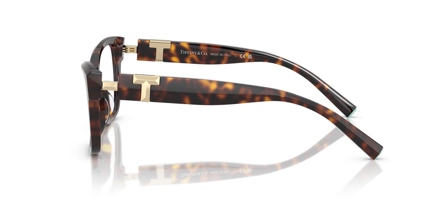 Eyeglasses Tiffany TF 2272U (8015) color havana shape butterfly lenses lente demo