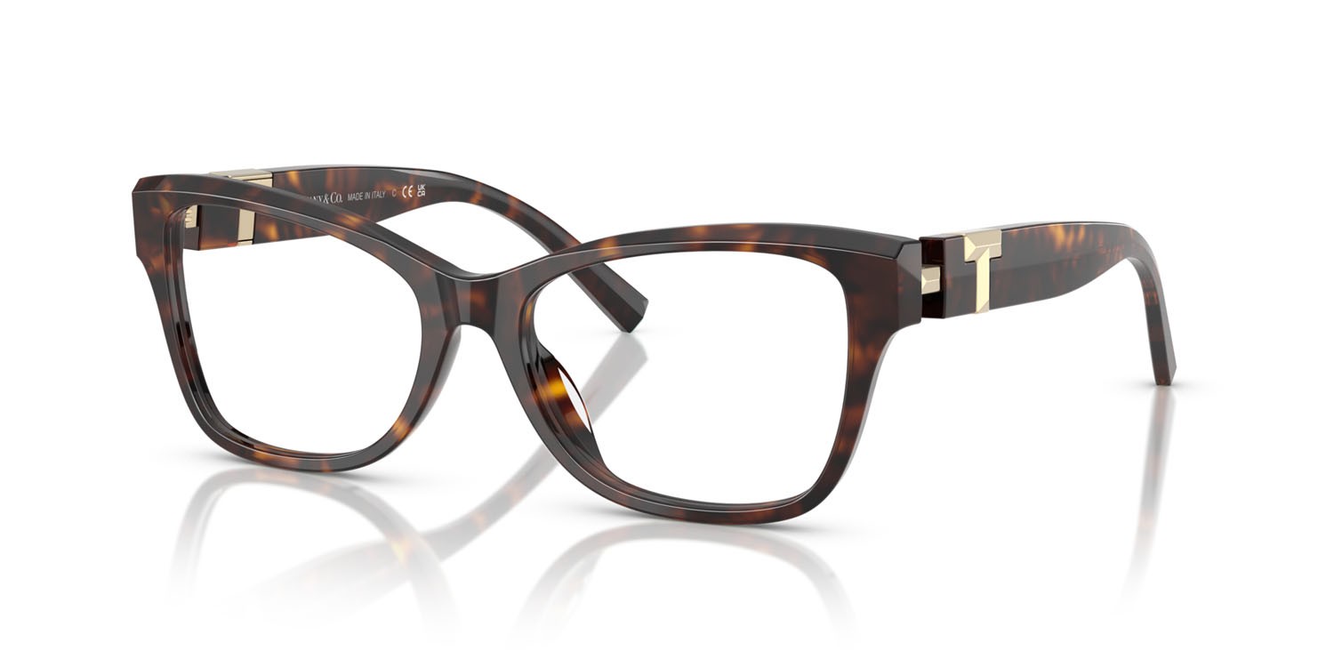 Eyeglasses Tiffany TF 2272U (8015) color havana shape butterfly lenses lente demo
