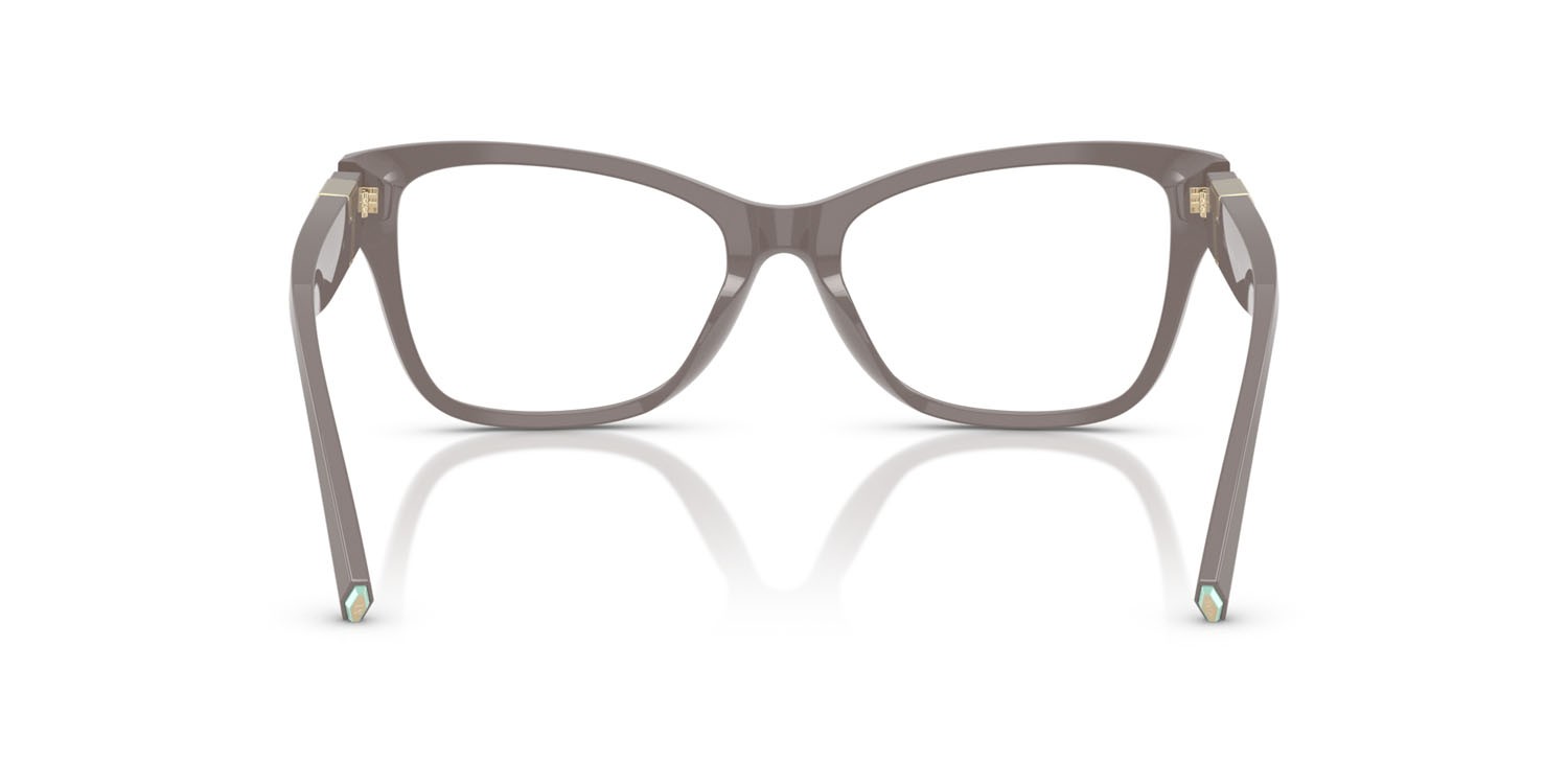 Eyeglasses Tiffany TF 2272U (8401) color chocolate truffle shape butterfly lenses lente demo
