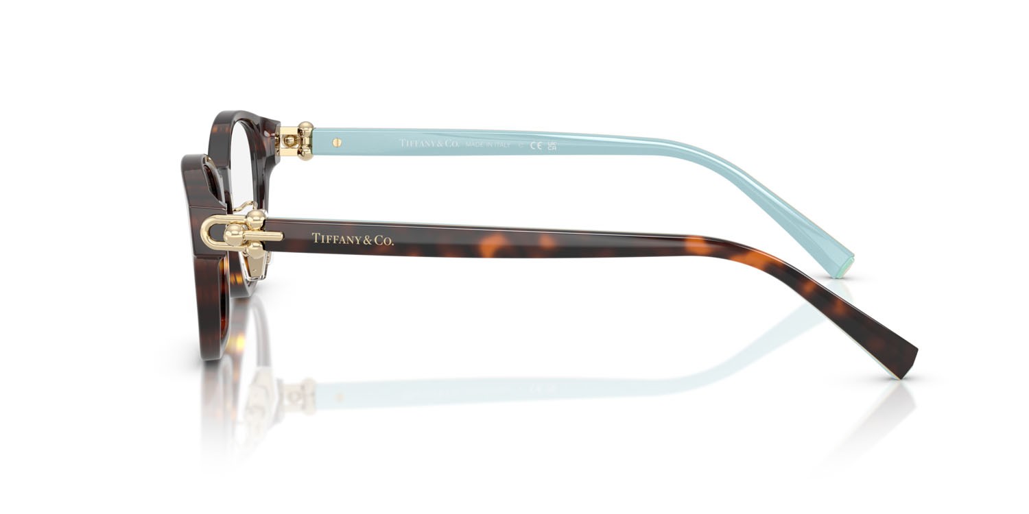 Occhiali da vista Tiffany TF 2273D (8015) colore havana forma rotondo lenti lente demo