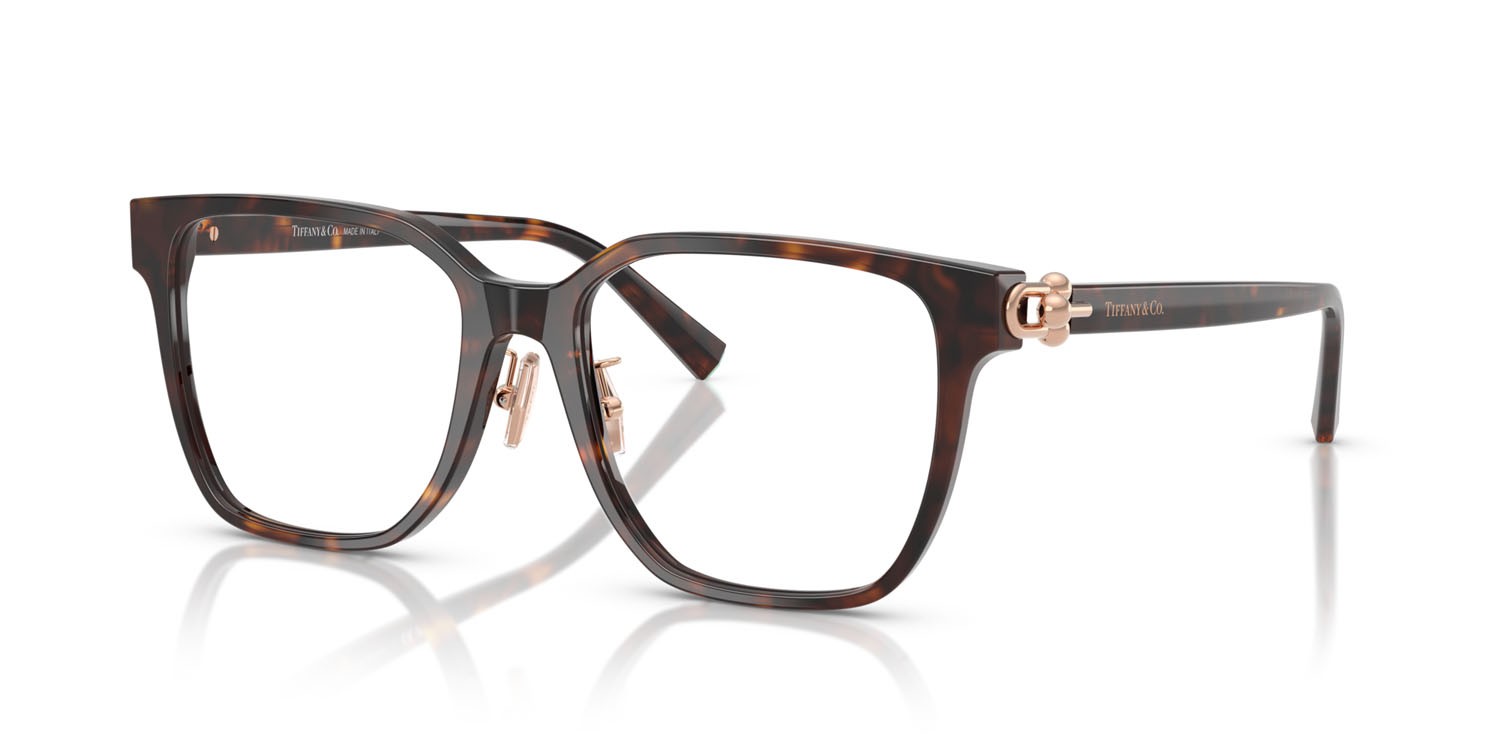 Eyeglasses Tiffany TF 2274D (8015) color havana shape square lenses lente demo