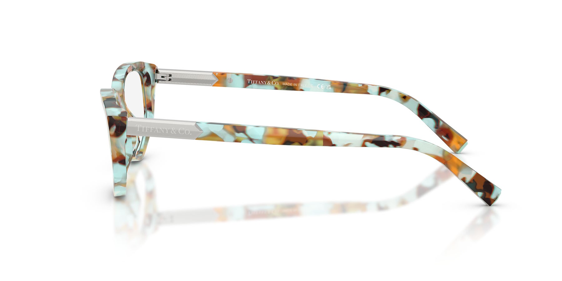 Occhiali da vista Tiffany TF 2276 (8441) colore blonde tiffany havana forma irregolare lenti lente demo