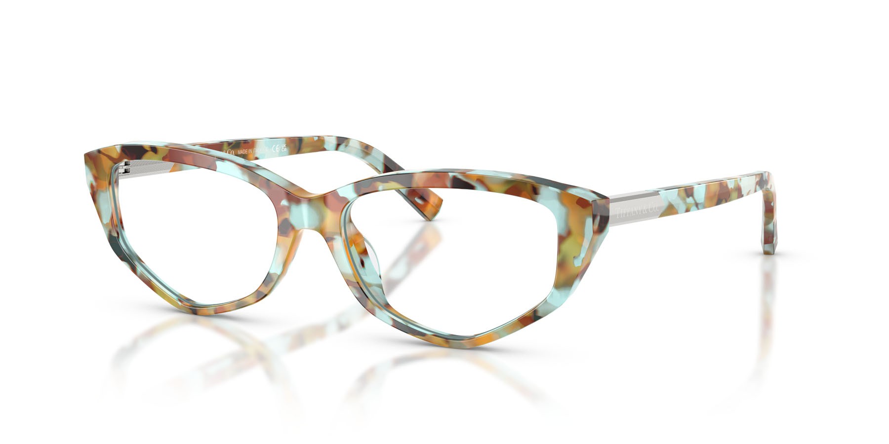 Occhiali da vista Tiffany TF 2276 (8441) colore blonde tiffany havana forma irregolare lenti lente demo