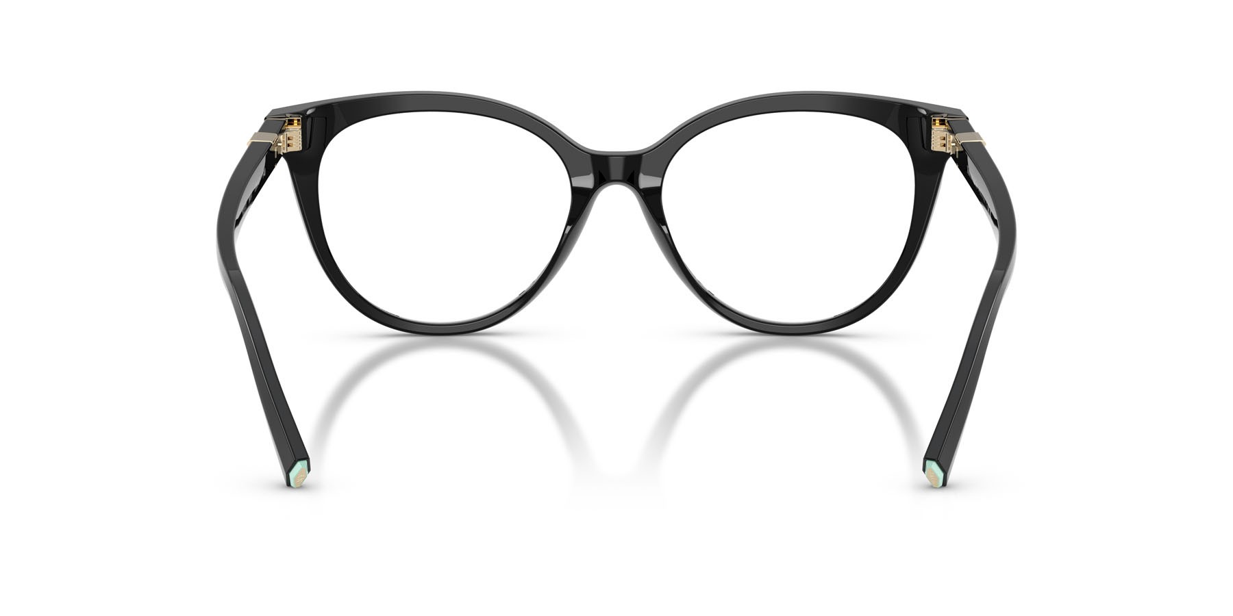 Occhiali da vista Tiffany TF 2277 (8001) colore nero forma cat eye lenti lente demo