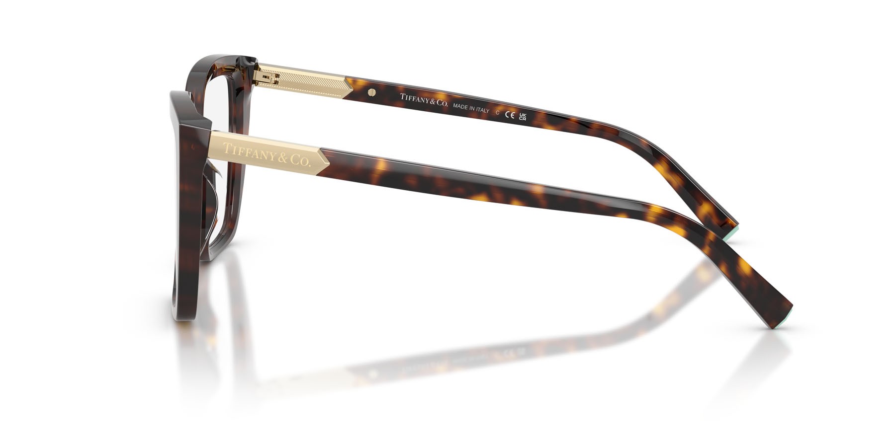 Eyeglasses Tiffany TF 2278 (8015) color havana shape square lenses lente demo