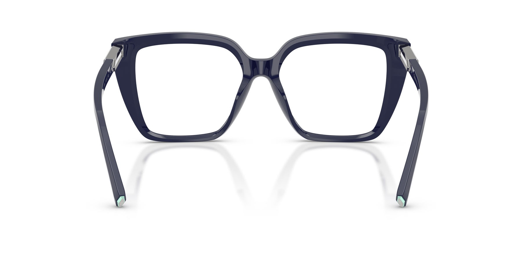 Eyeglasses Tiffany TF 2278 (8396) color blu scuro tinta unita shape square lenses lente demo
