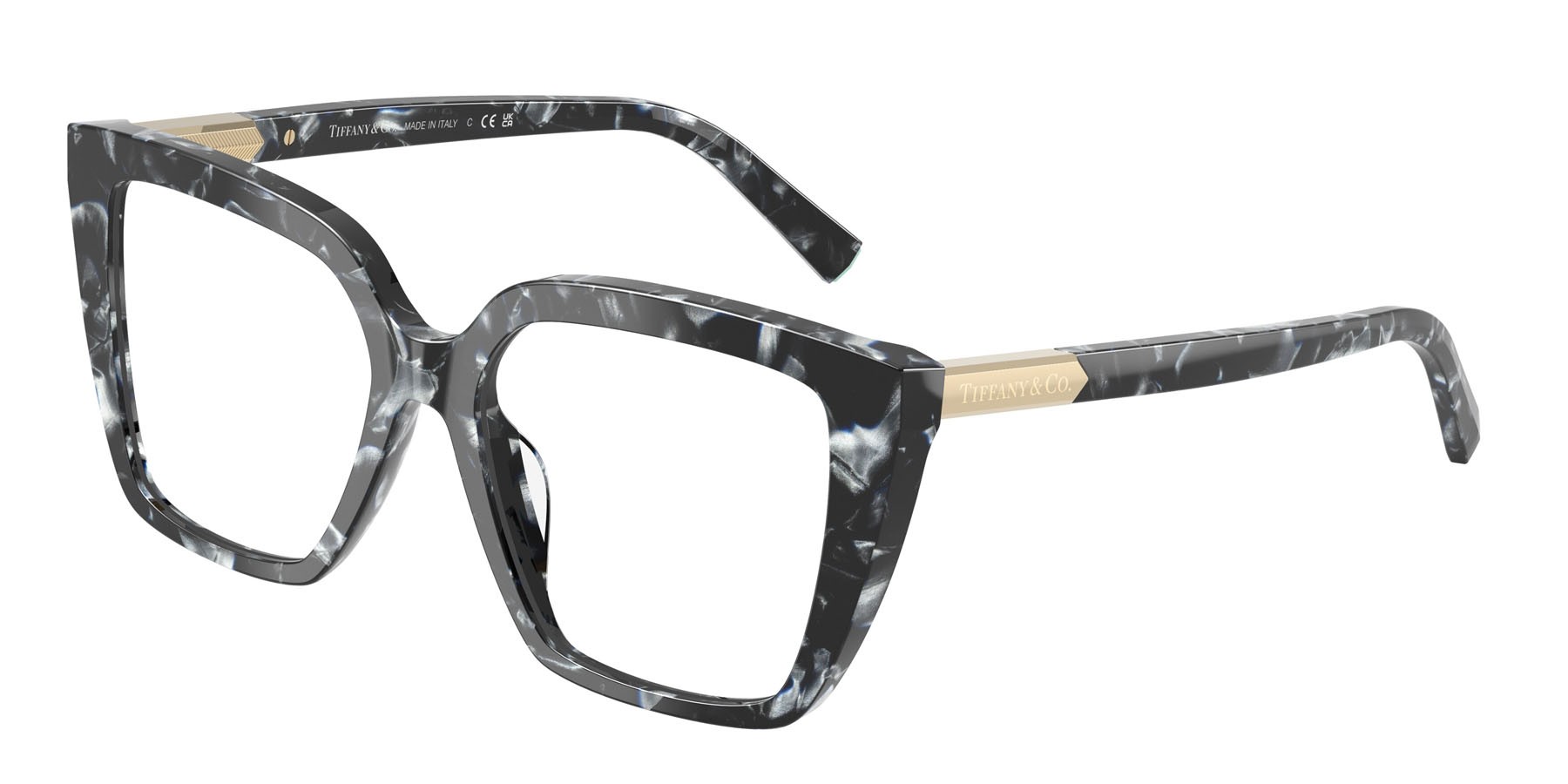 Occhiali da vista Tiffany TF 2278 (8428) colore madreperla havana forma quadrato lenti lente demo