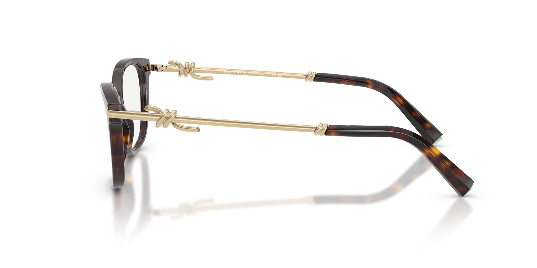Eyeglasses Tiffany TF 2281 (8015) color havana shape square lenses lente demo