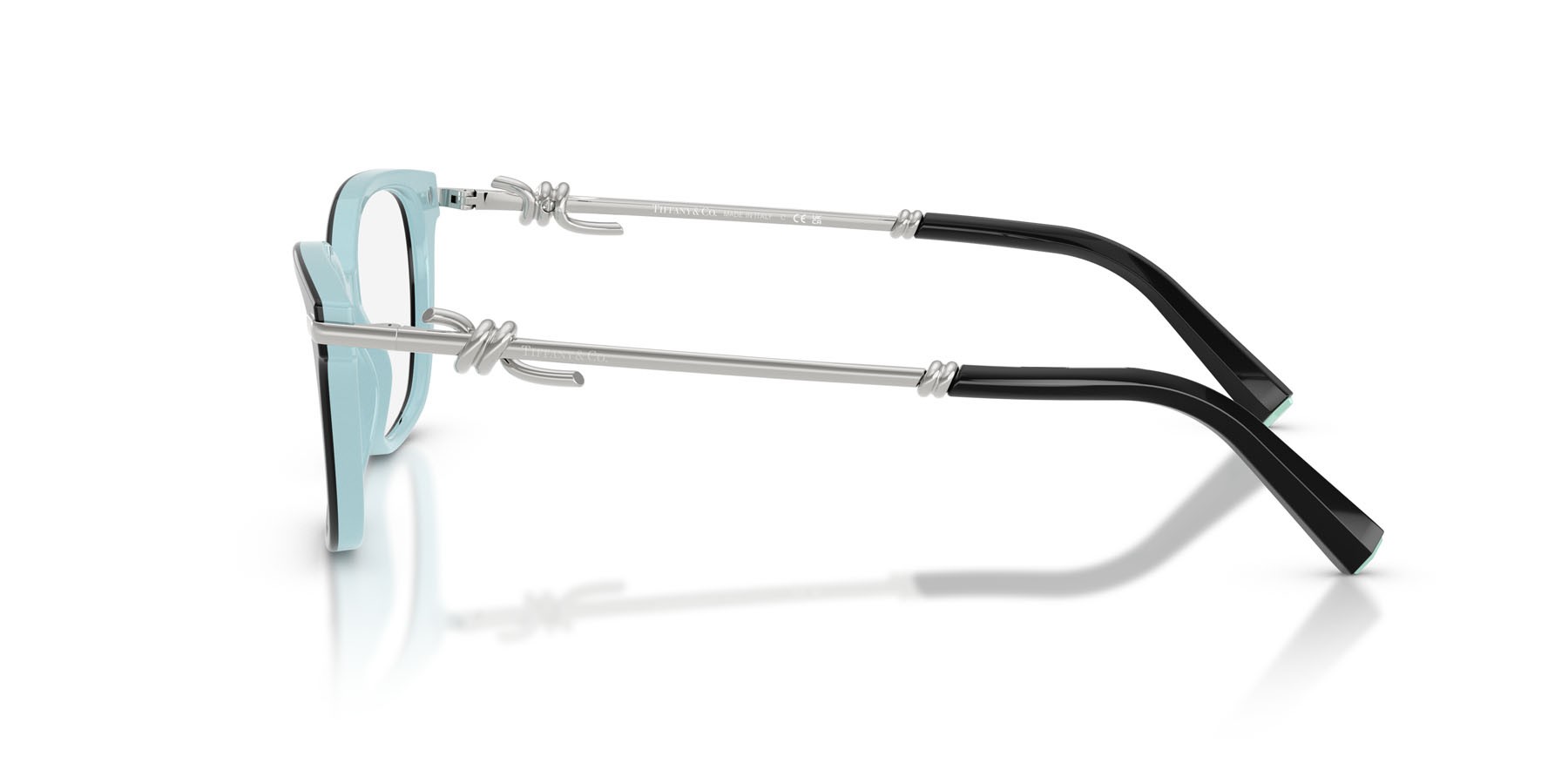 Eyeglasses Tiffany TF 2281 (8055) color nero su blu tiffany shape square lenses lente demo