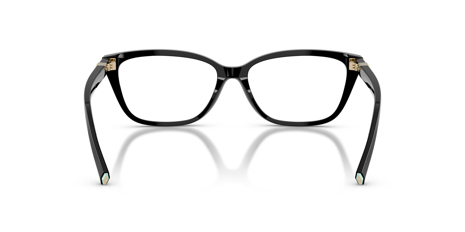 Occhiali da vista Tiffany TF 2282 (8001) colore nero forma quadrato lenti lente demo
