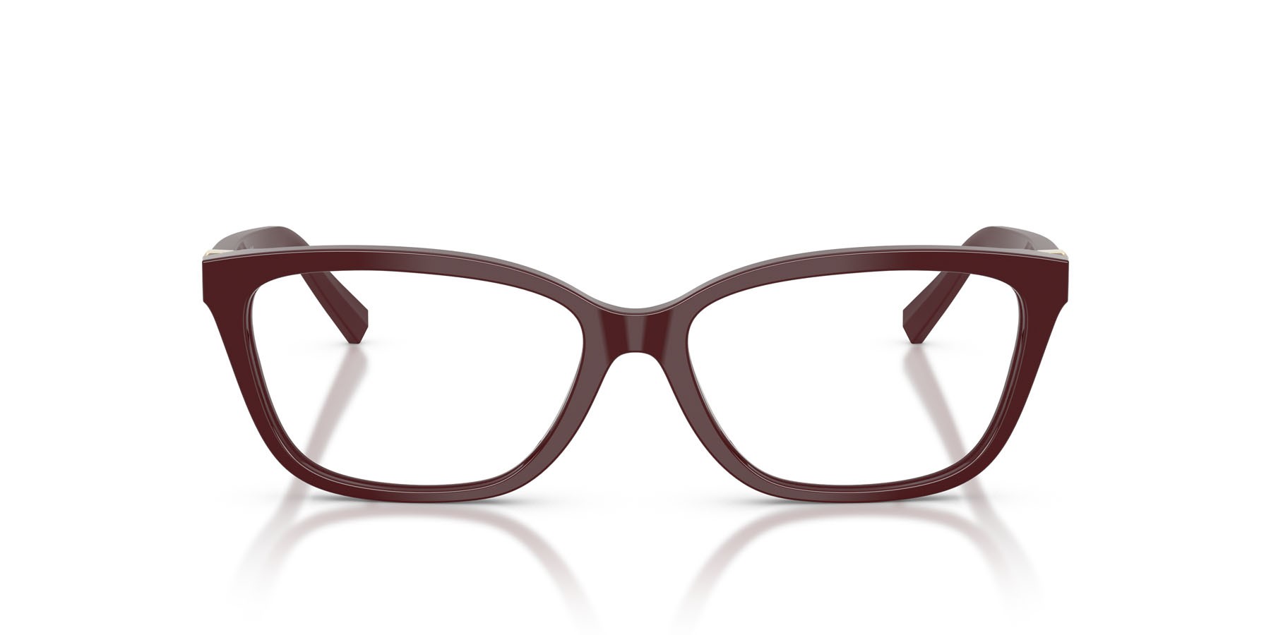 Eyeglasses Tiffany TF 2282 (8389) color bordeaux shape square lenses lente demo