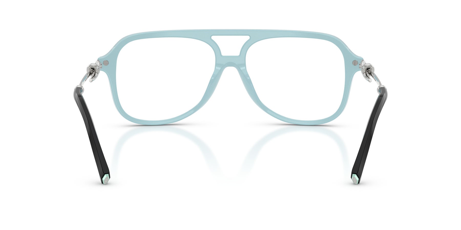 Eyeglasses Tiffany TF 2283 (8055) color nero su blu tiffany shape aviator lenses lente demo