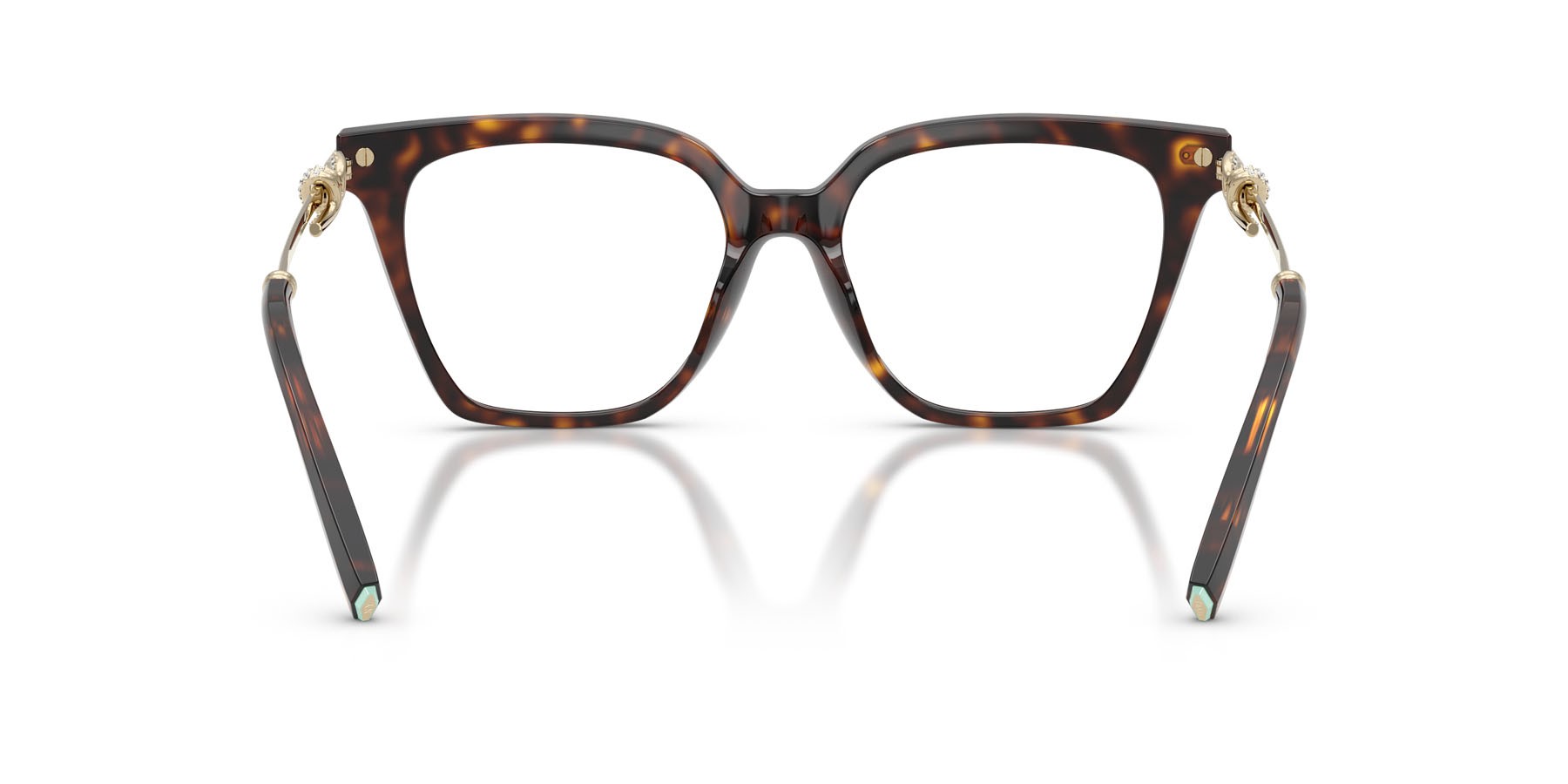 Eyeglasses Tiffany TF 2284B (8015) color havana shape square lenses lente demo