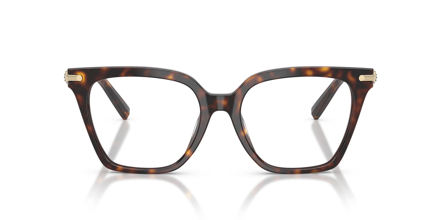 Eyeglasses Tiffany TF 2284B (8015) color havana shape square lenses lente demo