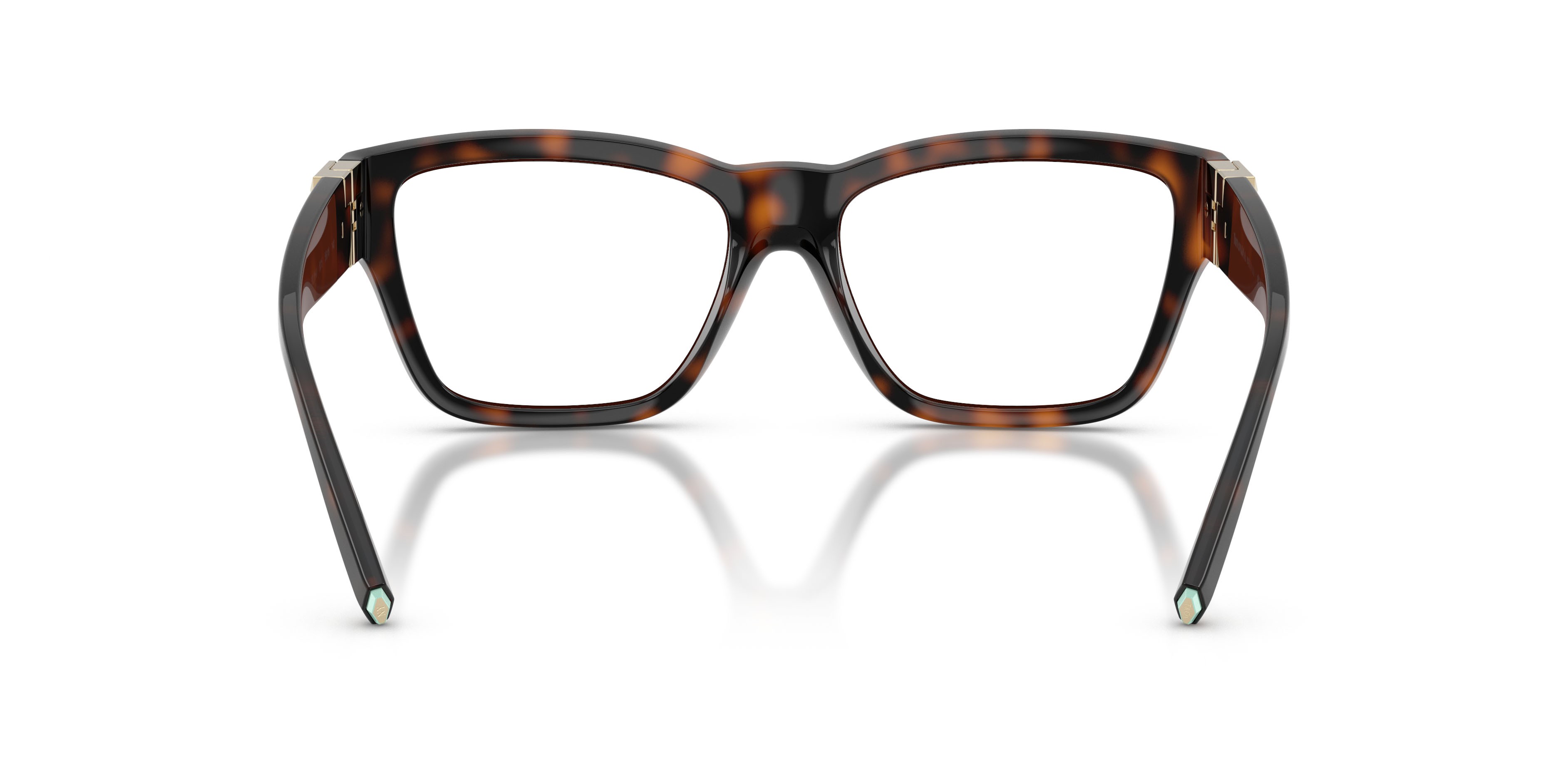 Eyeglasses Tiffany TF 2285U (8015) color havana shape rectangle lenses lente demo