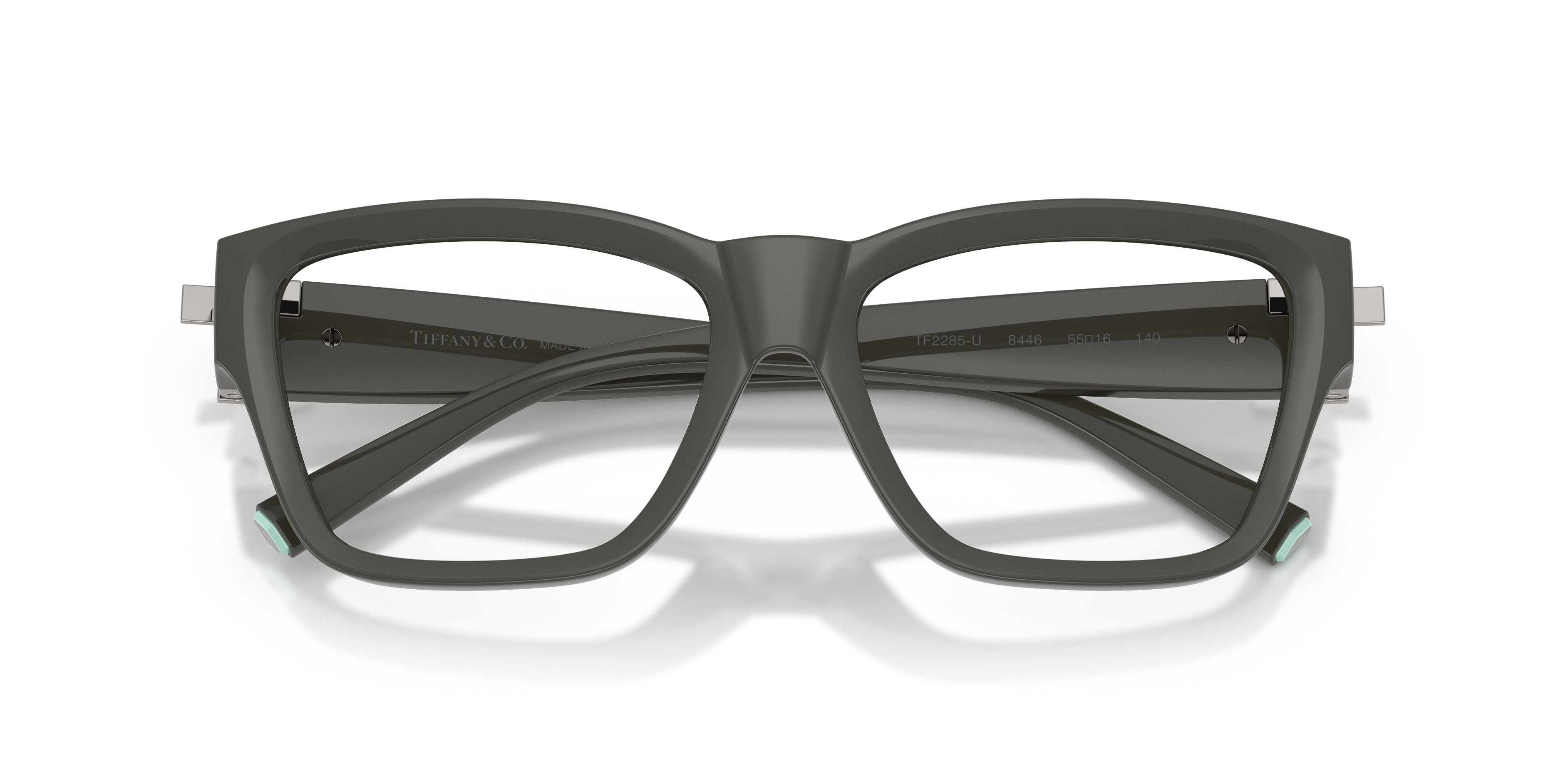 Occhiali da vista Tiffany TF 2285U (8446) colore coca cola sapphire forma rettangolare lenti lente demo
