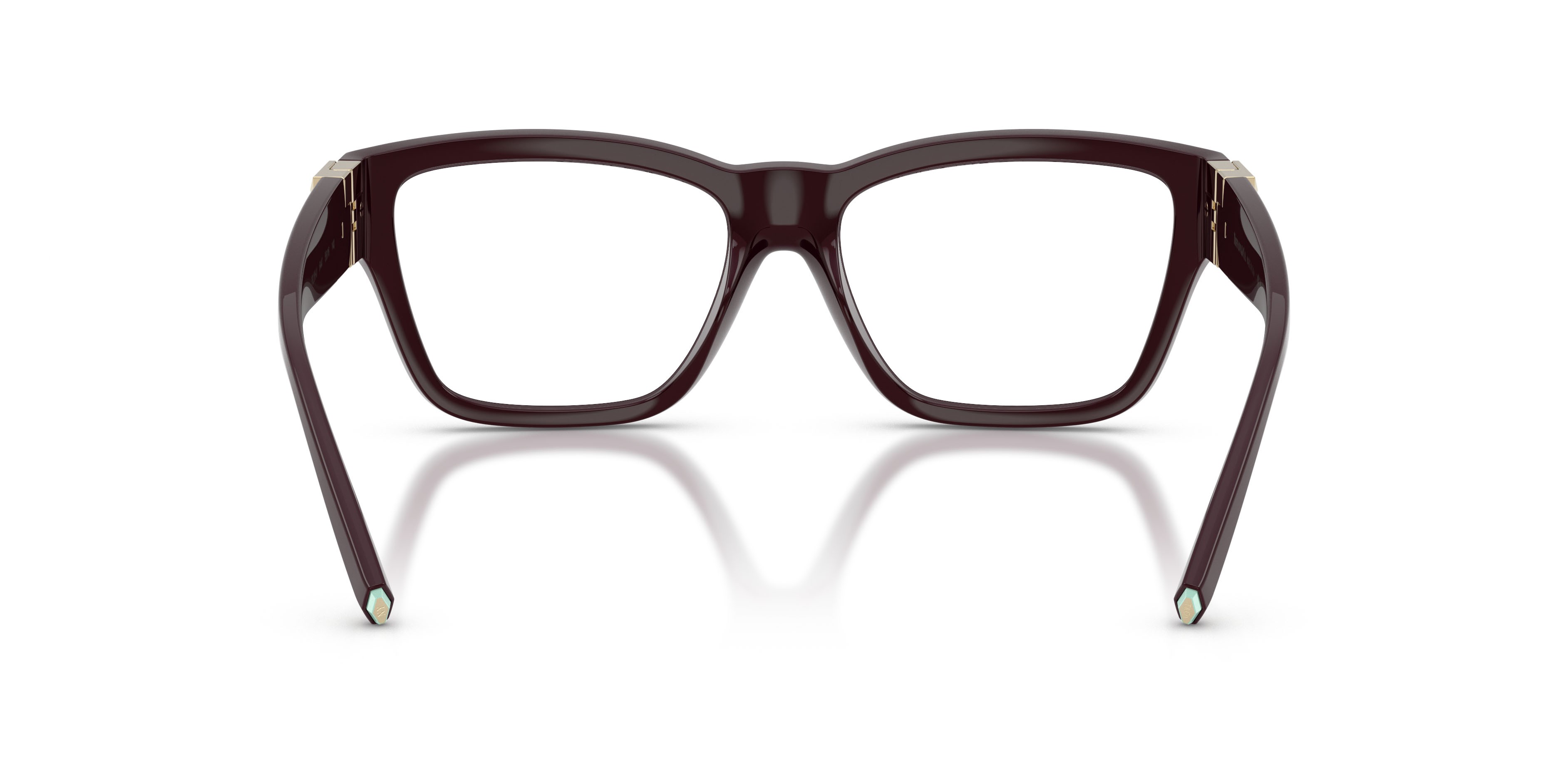 Eyeglasses Tiffany TF 2285U (8447) color bordeaux shape rectangle lenses lente demo