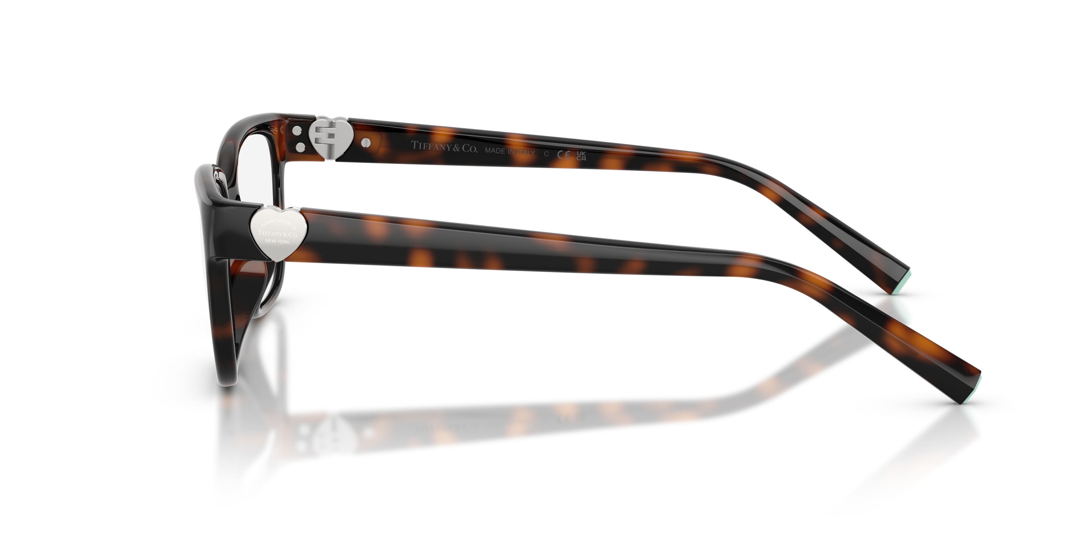 Occhiali da vista Tiffany TF 2286D (8015) colore havana forma quadrato lenti lente demo