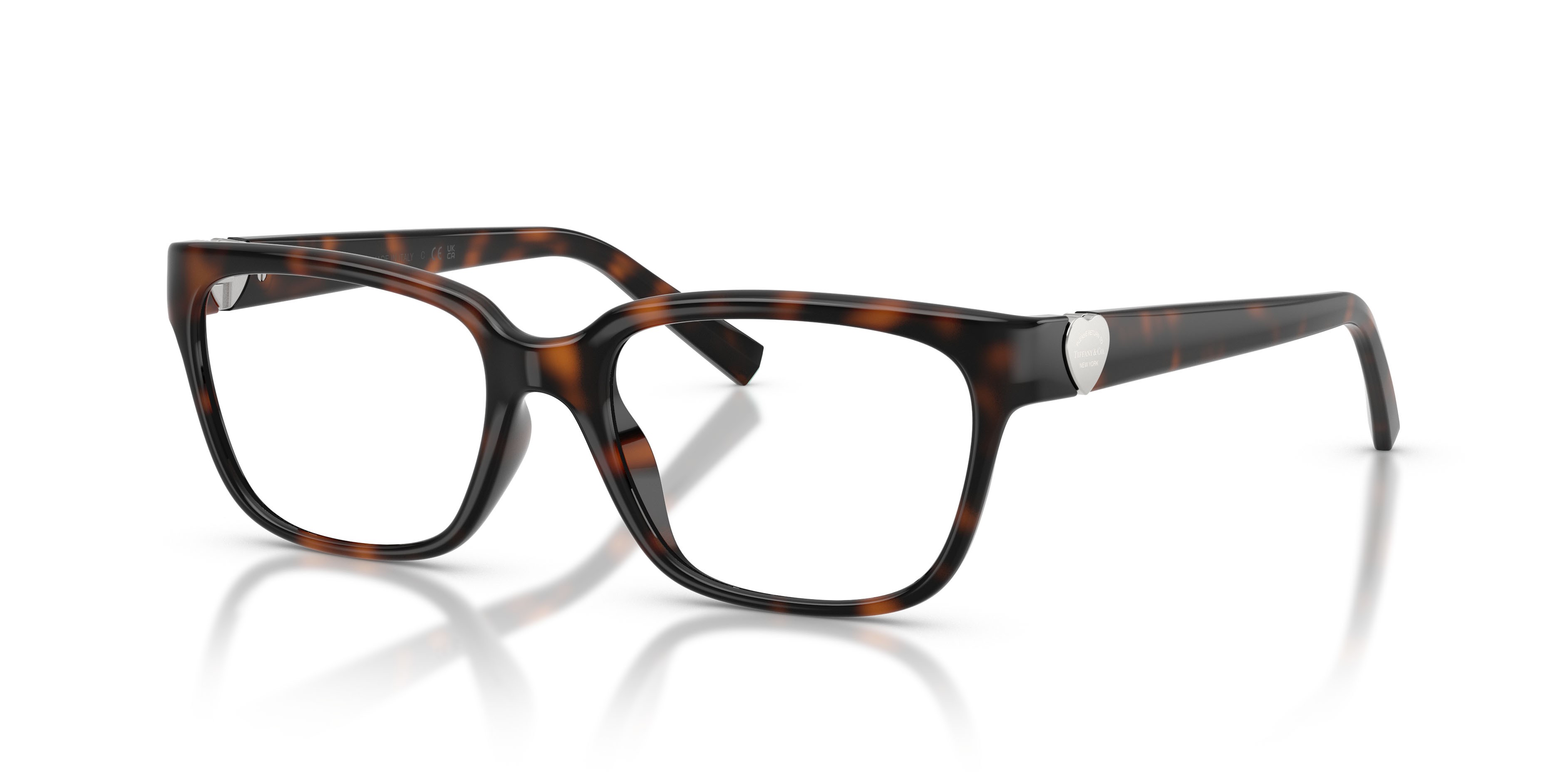 Occhiali da vista Tiffany TF 2286D (8015) colore havana forma quadrato lenti lente demo