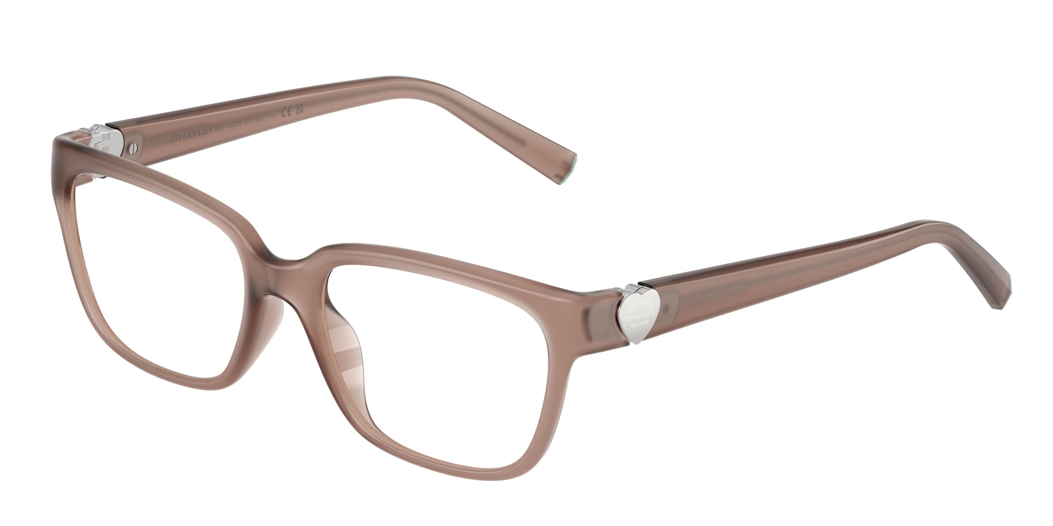 Eyeglasses Tiffany TF 2286D (8449) color coca cola sapphire shape square lenses lente demo