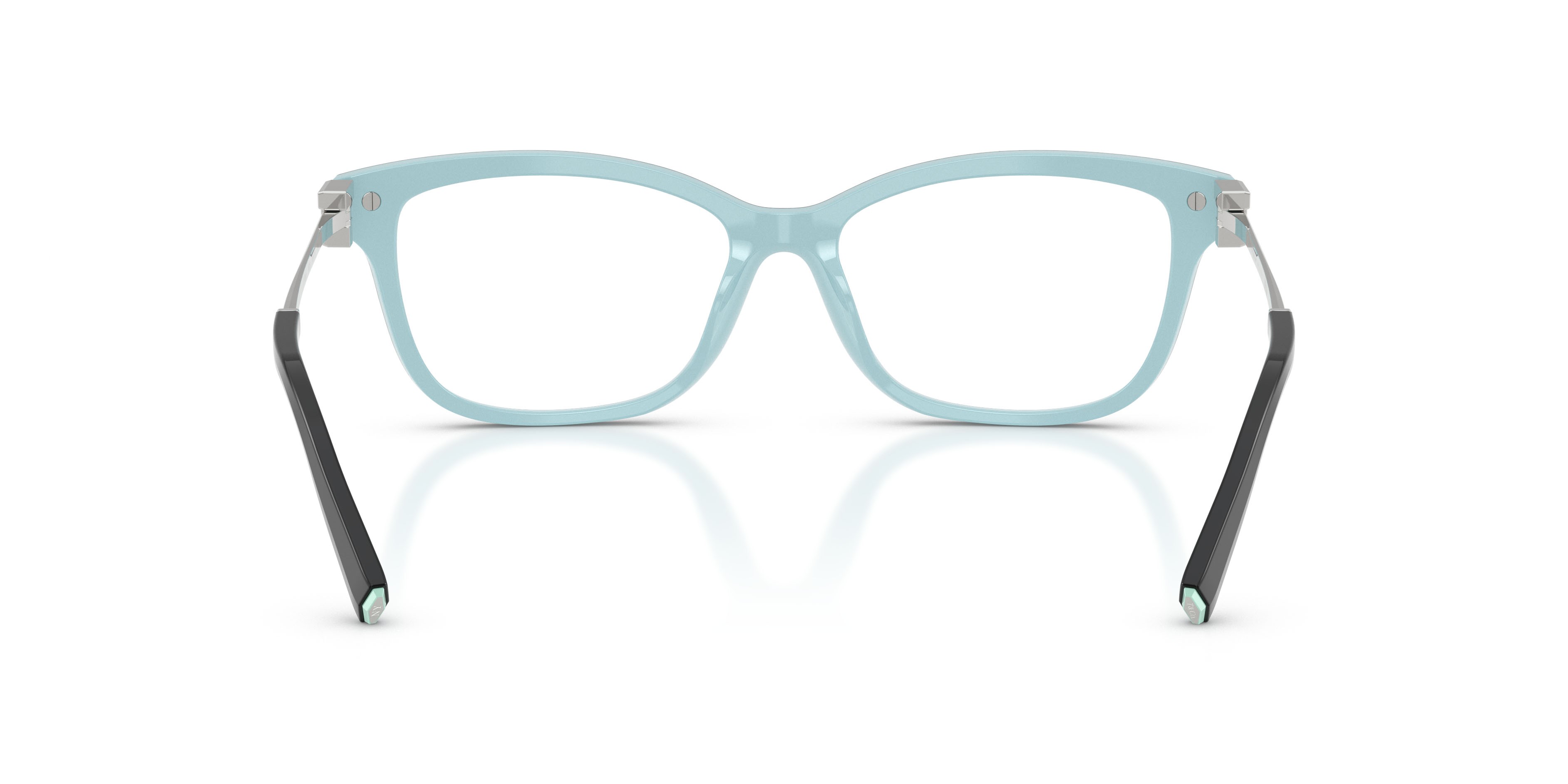 Occhiali da vista Tiffany TF 2288B (8055) colore nero su blu tiffany forma quadrato lenti lente demo