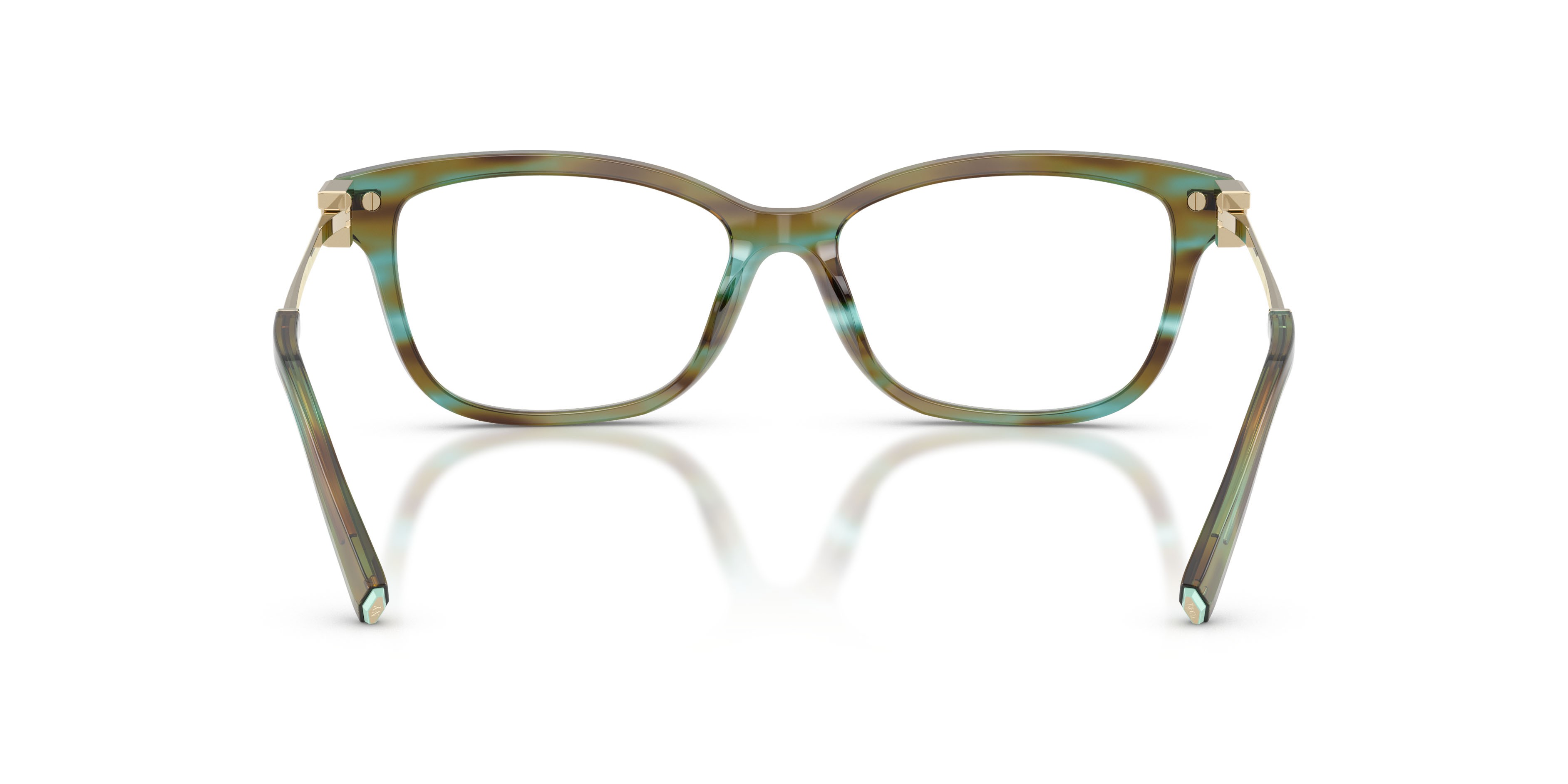 Eyeglasses Tiffany TF 2288B (8124) color ocean turquoise shape square lenses lente demo