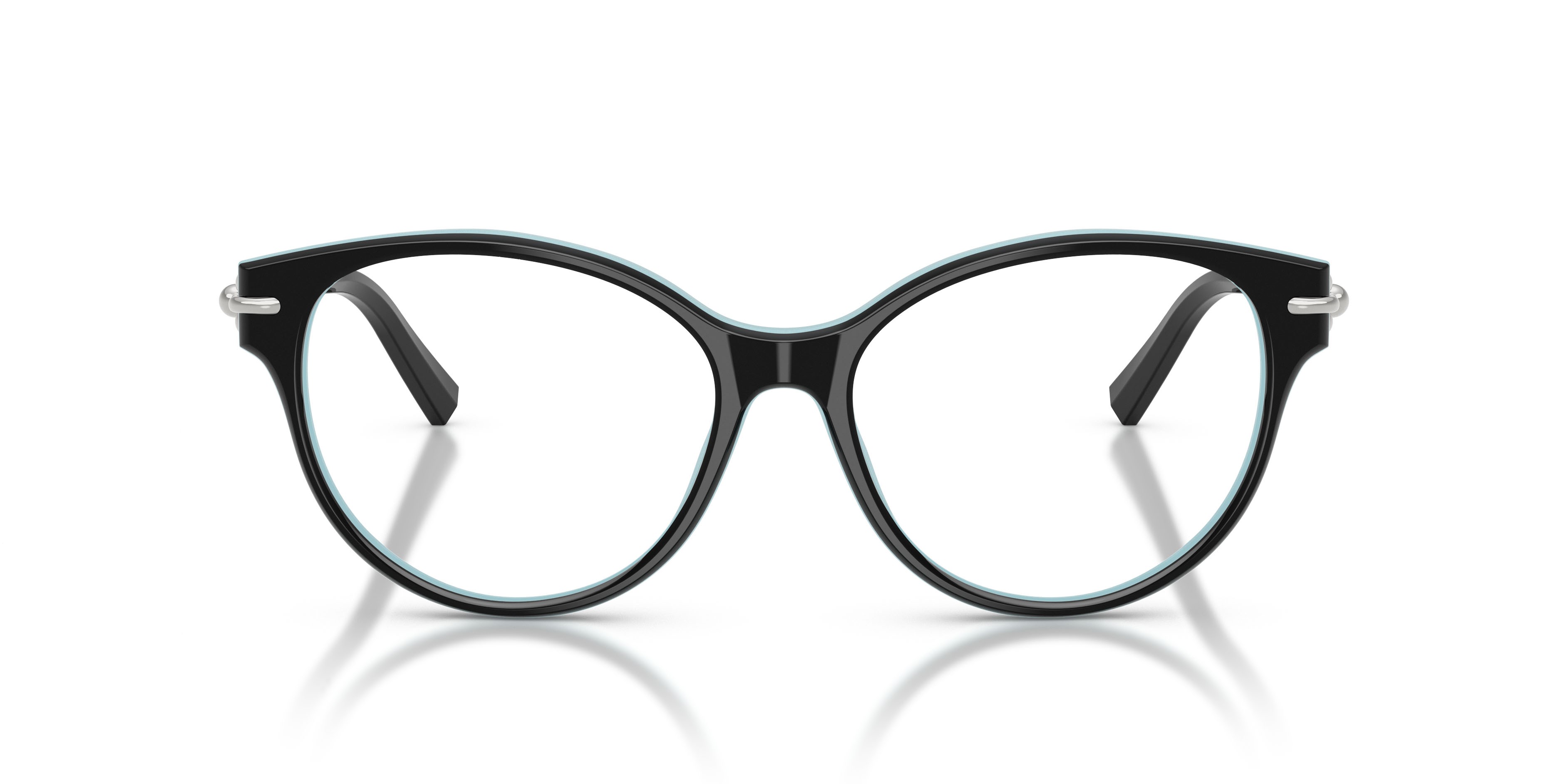 Eyeglasses Tiffany TF 2289 (8055) color nero su blu tiffany shape cat eye lenses lente demo