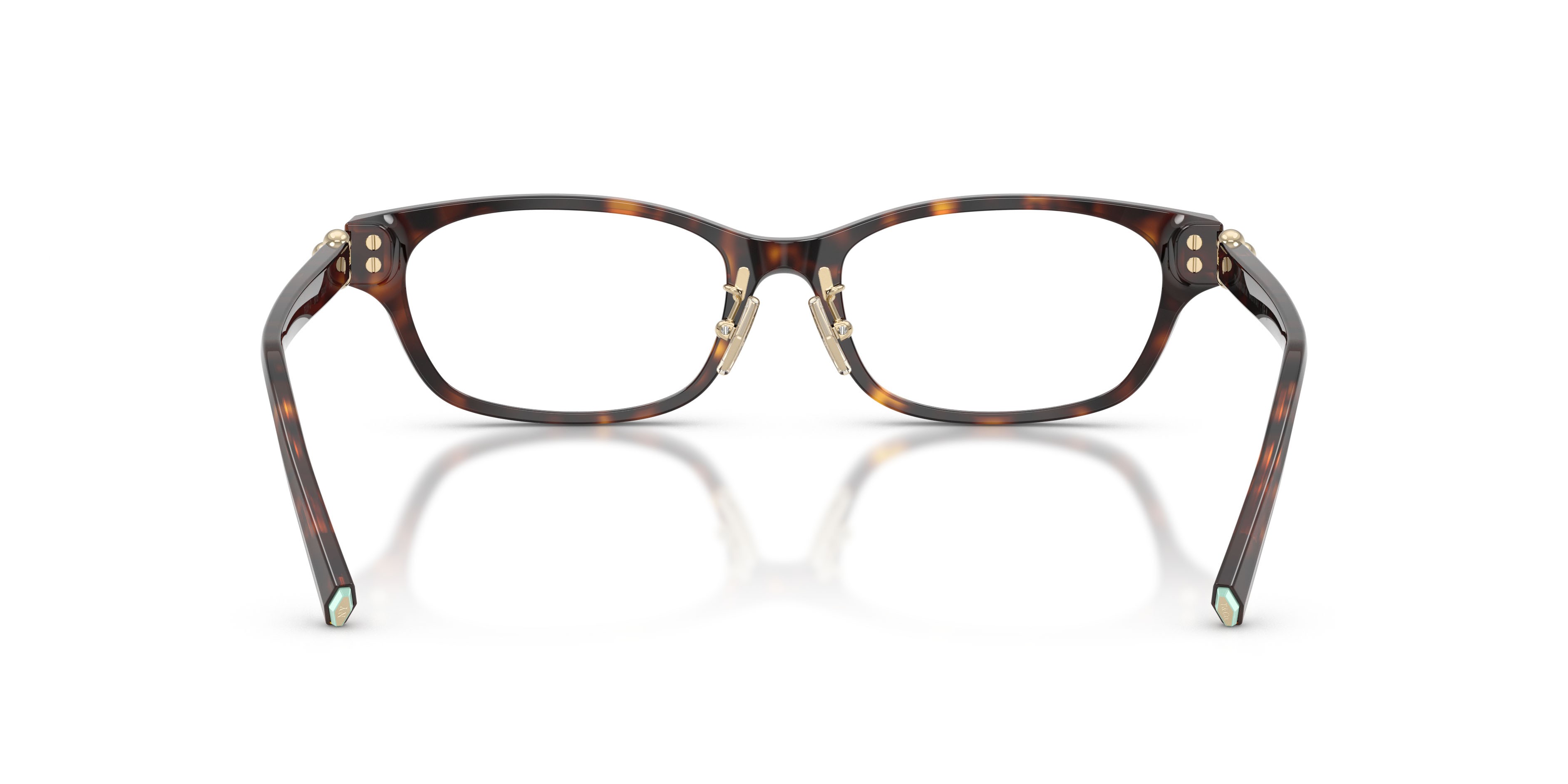 Eyeglasses Tiffany TF 2291D (8015) color havana shape square lenses lente demo