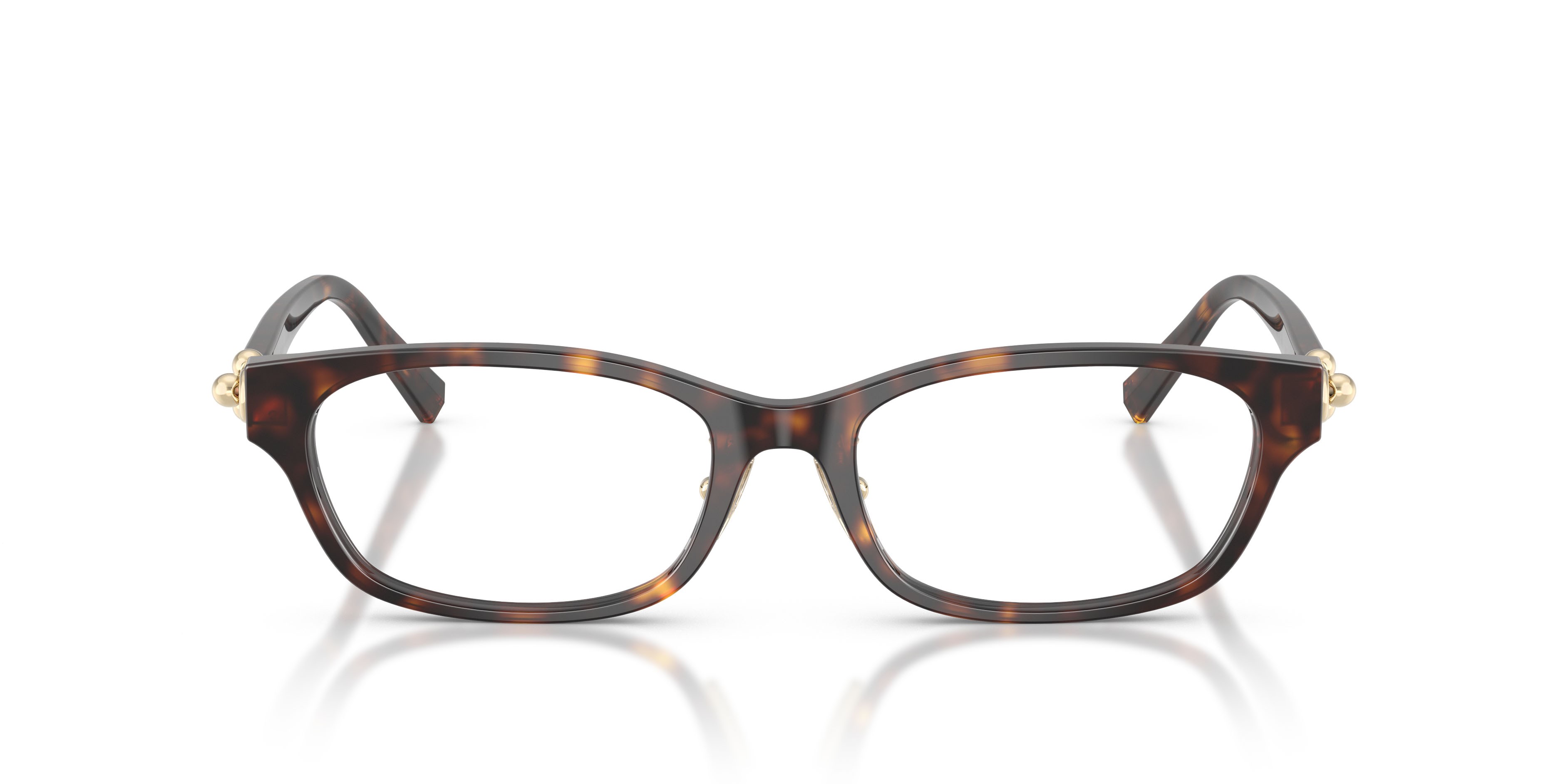 Eyeglasses Tiffany TF 2291D (8015) color havana shape square lenses lente demo