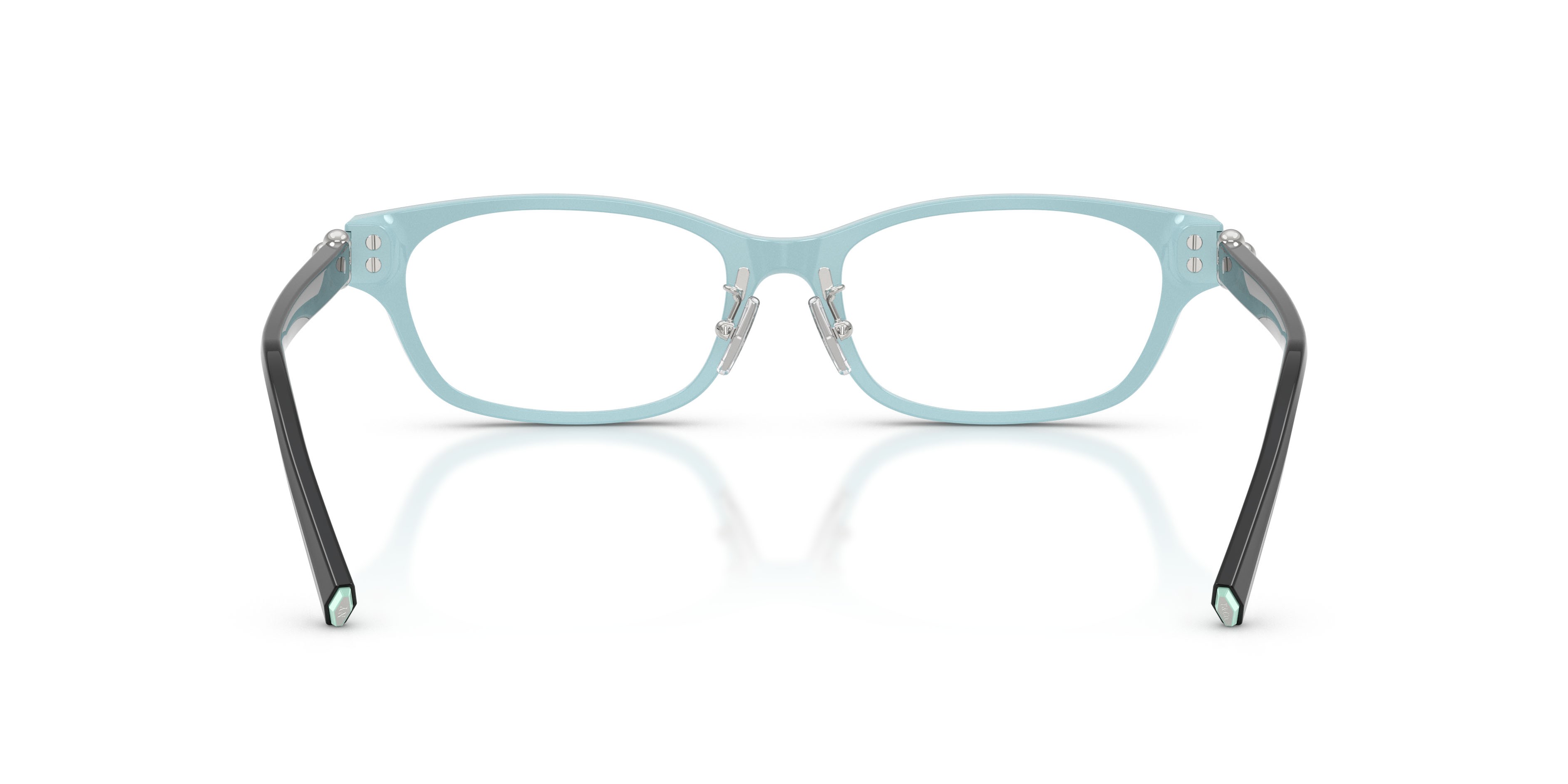 Eyeglasses Tiffany TF 2291D (8055) color nero su blu tiffany shape square lenses lente demo