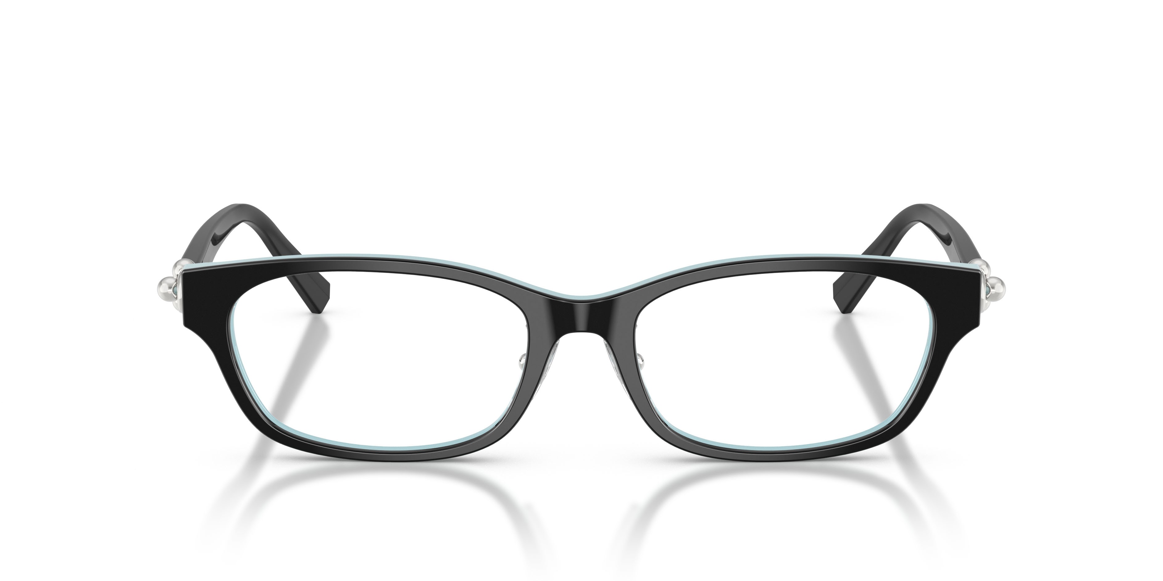 Eyeglasses Tiffany TF 2291D (8055) color nero su blu tiffany shape square lenses lente demo