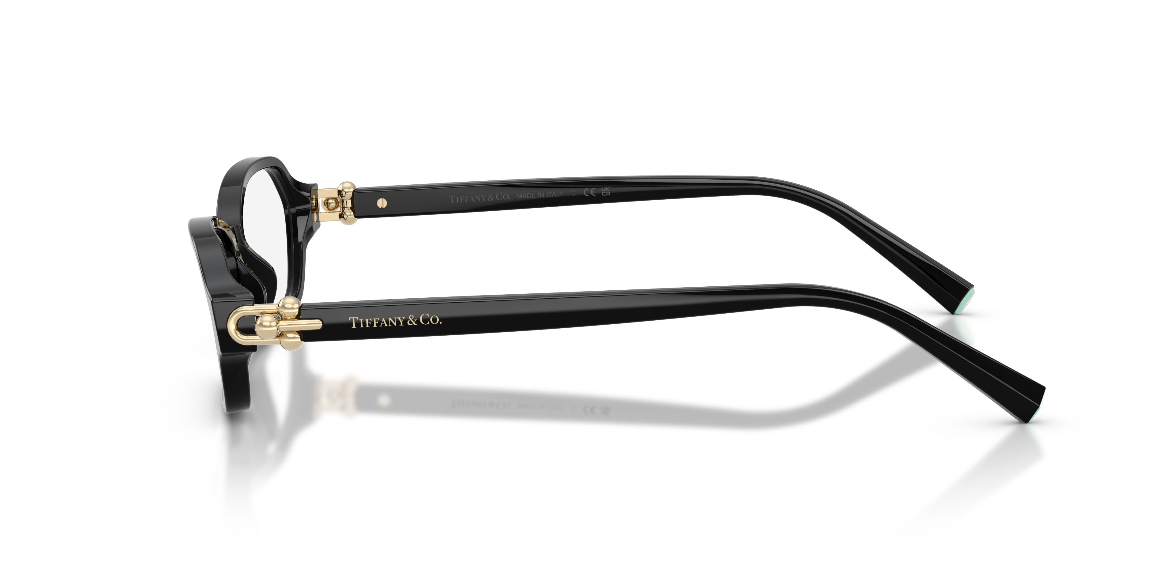 Occhiali da vista Tiffany TF 2293U (8001) colore nero forma irregolare lenti lente demo
