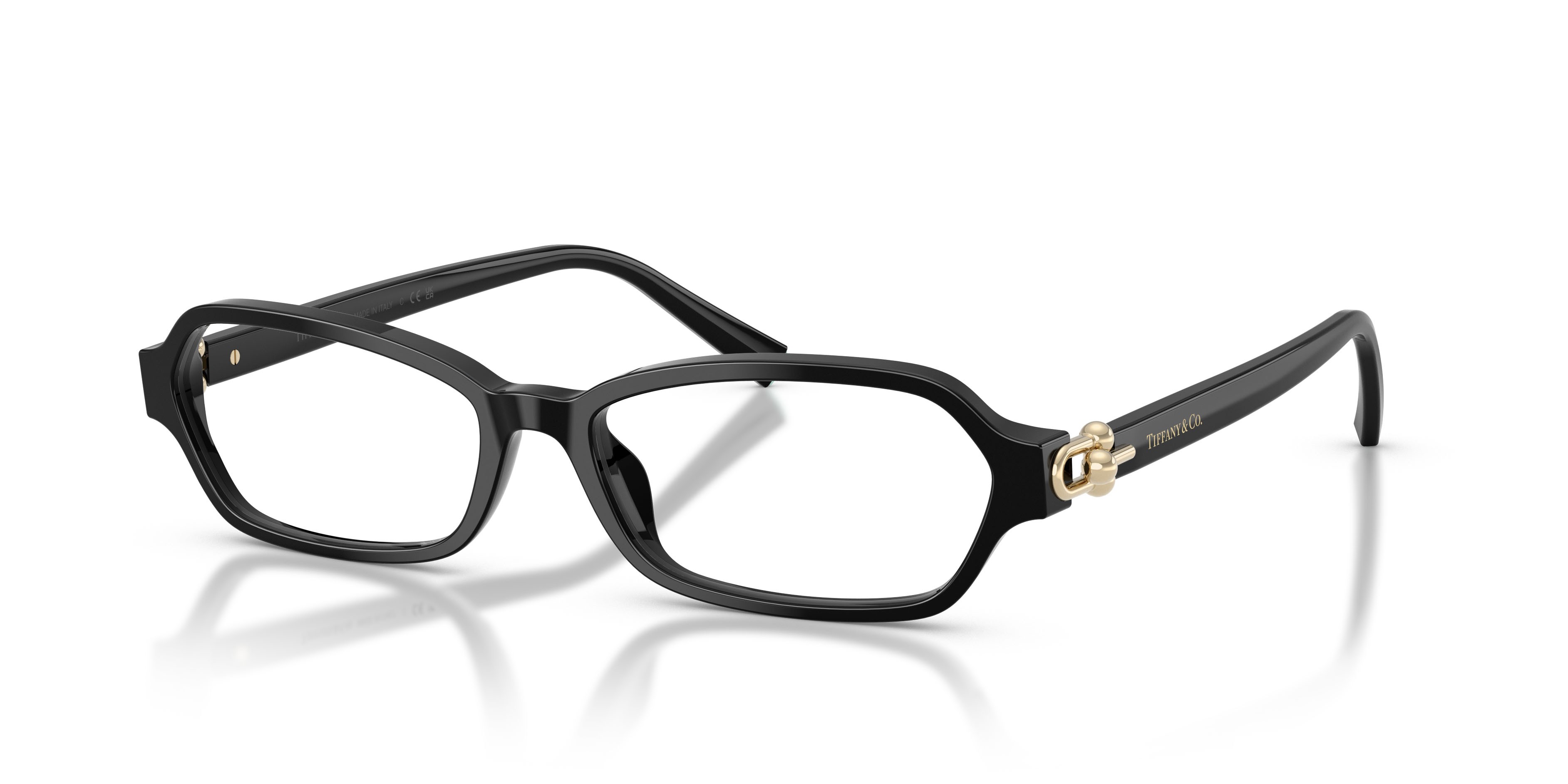 Occhiali da vista Tiffany TF 2293U (8001) colore nero forma irregolare lenti lente demo
