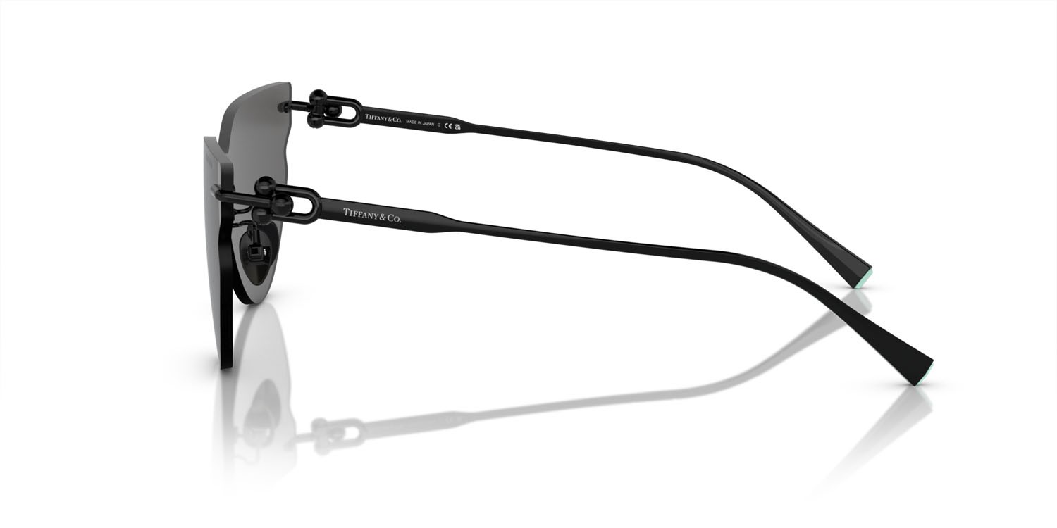 Sonnenbrillen Tiffany TF 3097TD (6205S4) farbe nero form schmetterling gläser grigio scuro