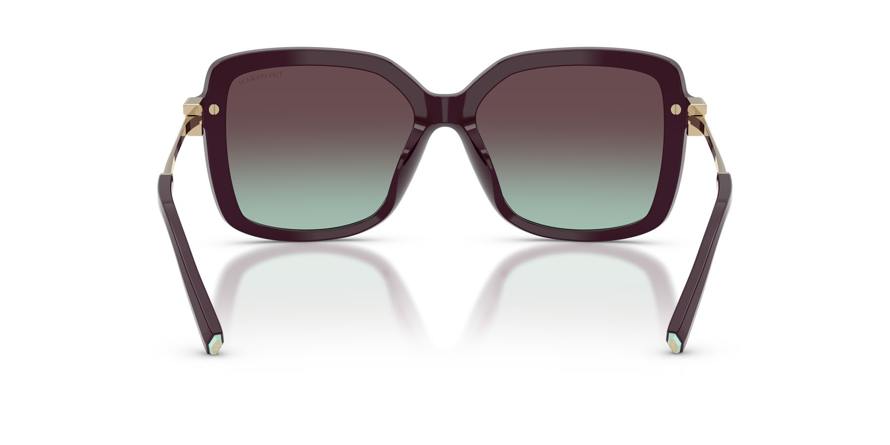 Occhiali da sole Tiffany TF 4252B (8427V7) colore deep kunzite forma quadrato lenti azure/violet